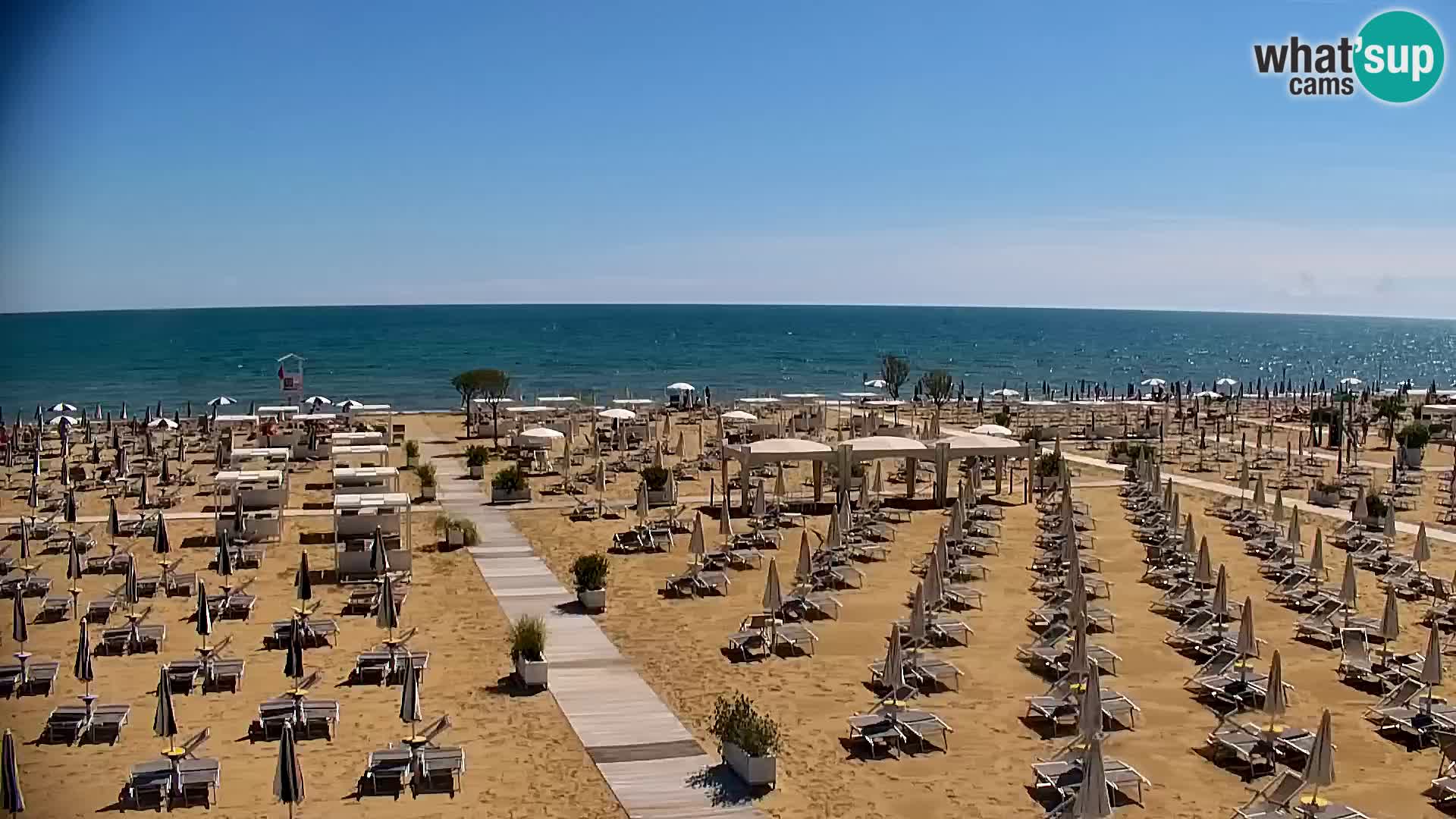 Kamera v živo plaža Bibione