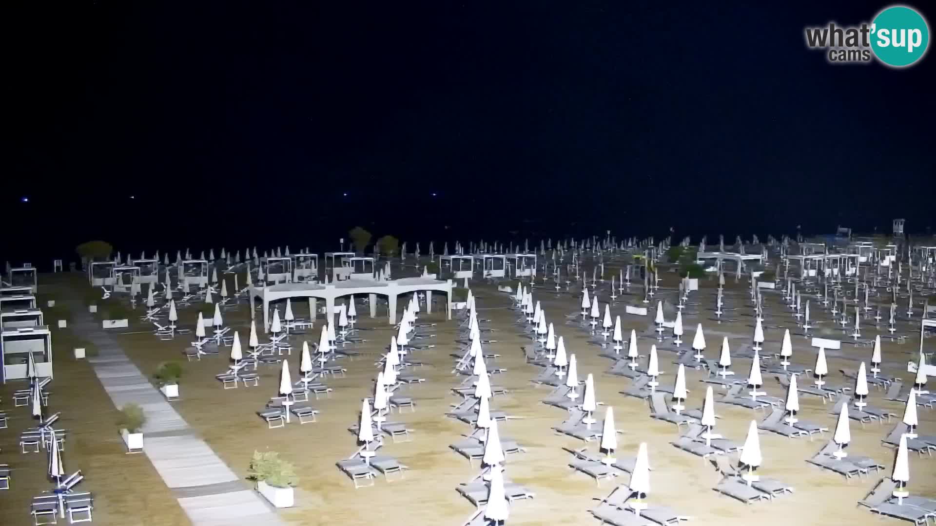 La plage de Bibione webcam en direct | Italien