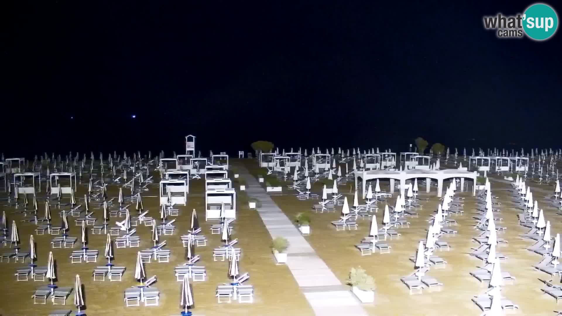 La plage de Bibione webcam en direct | Italien