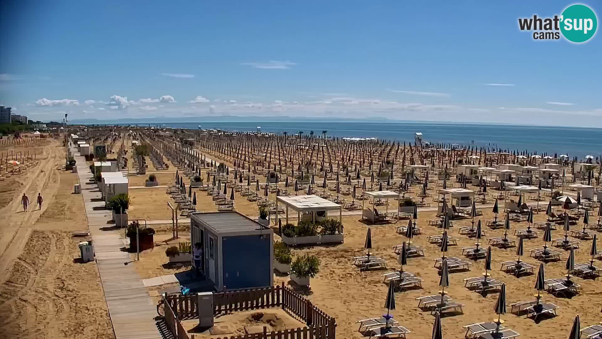 La plage de Bibione webcam en direct | Italien