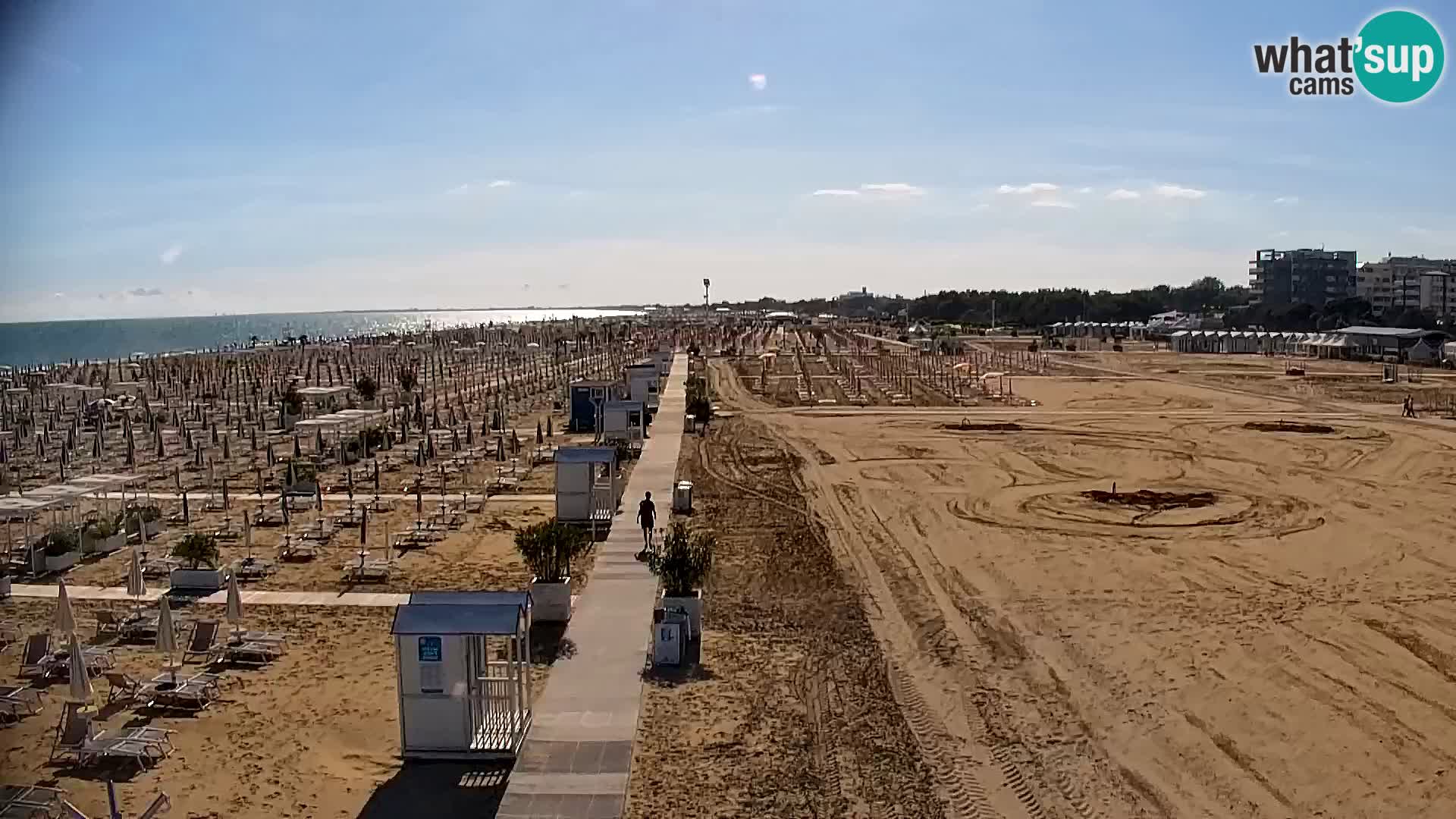 La plage de Bibione webcam en direct | Italien