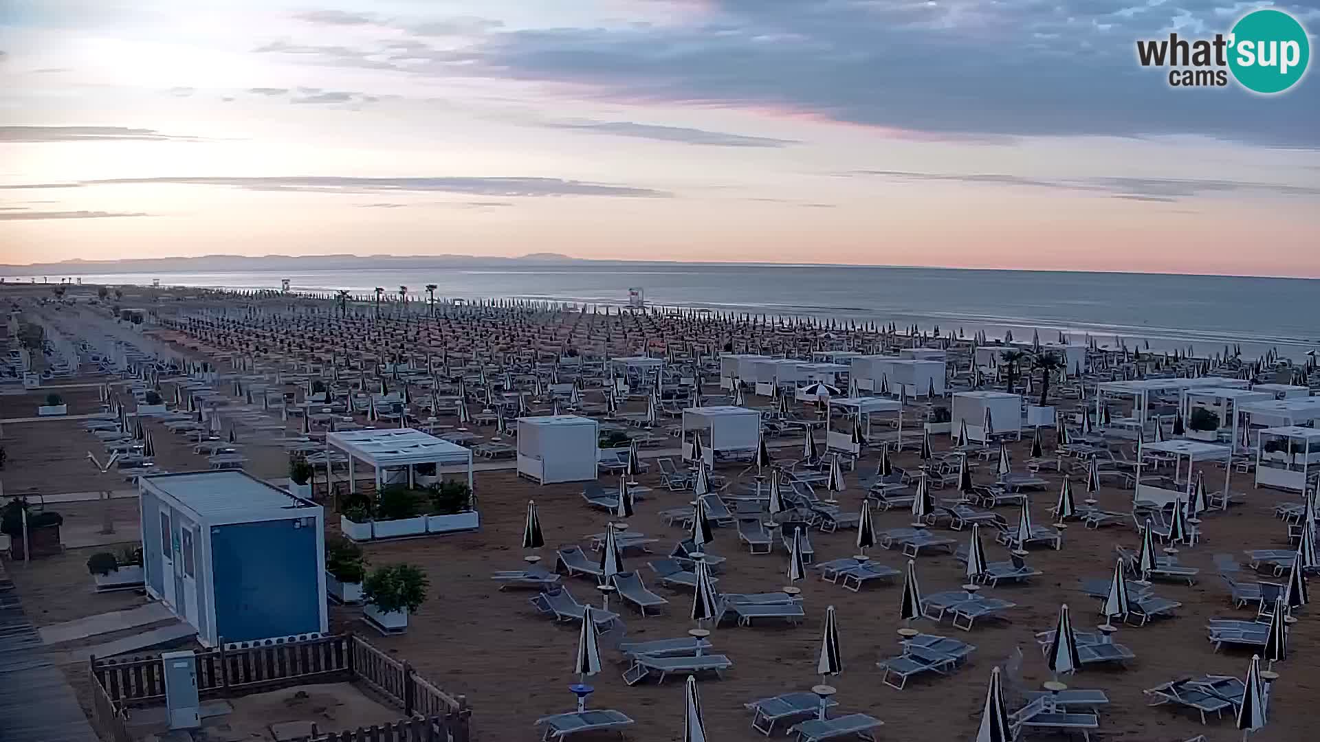 La plage de Bibione webcam en direct | Italien
