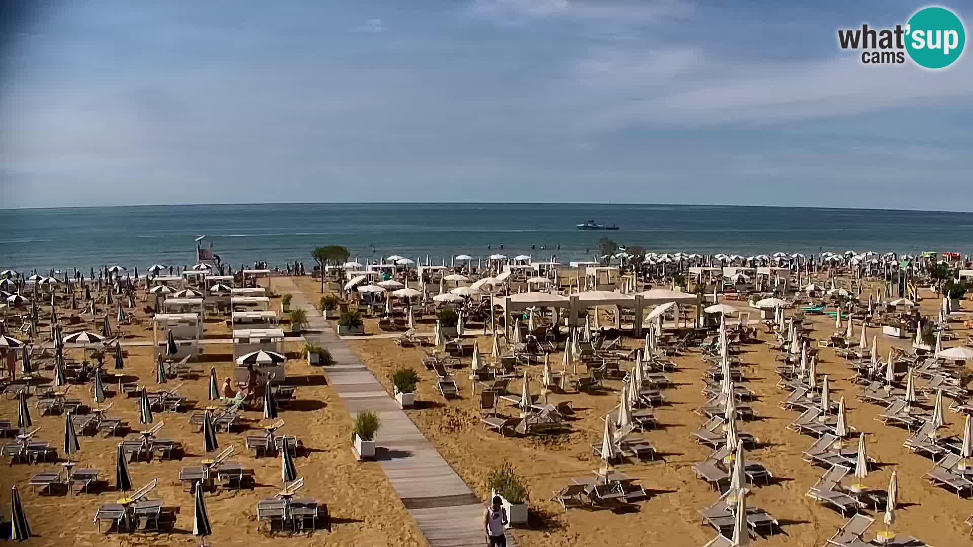 La plage de Bibione webcam en direct | Italien