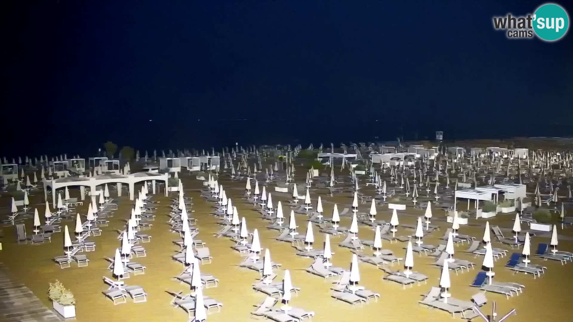 La plage de Bibione webcam en direct | Italien