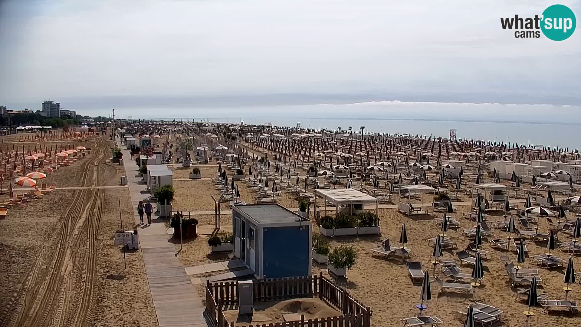 La plage de Bibione webcam en direct | Italien