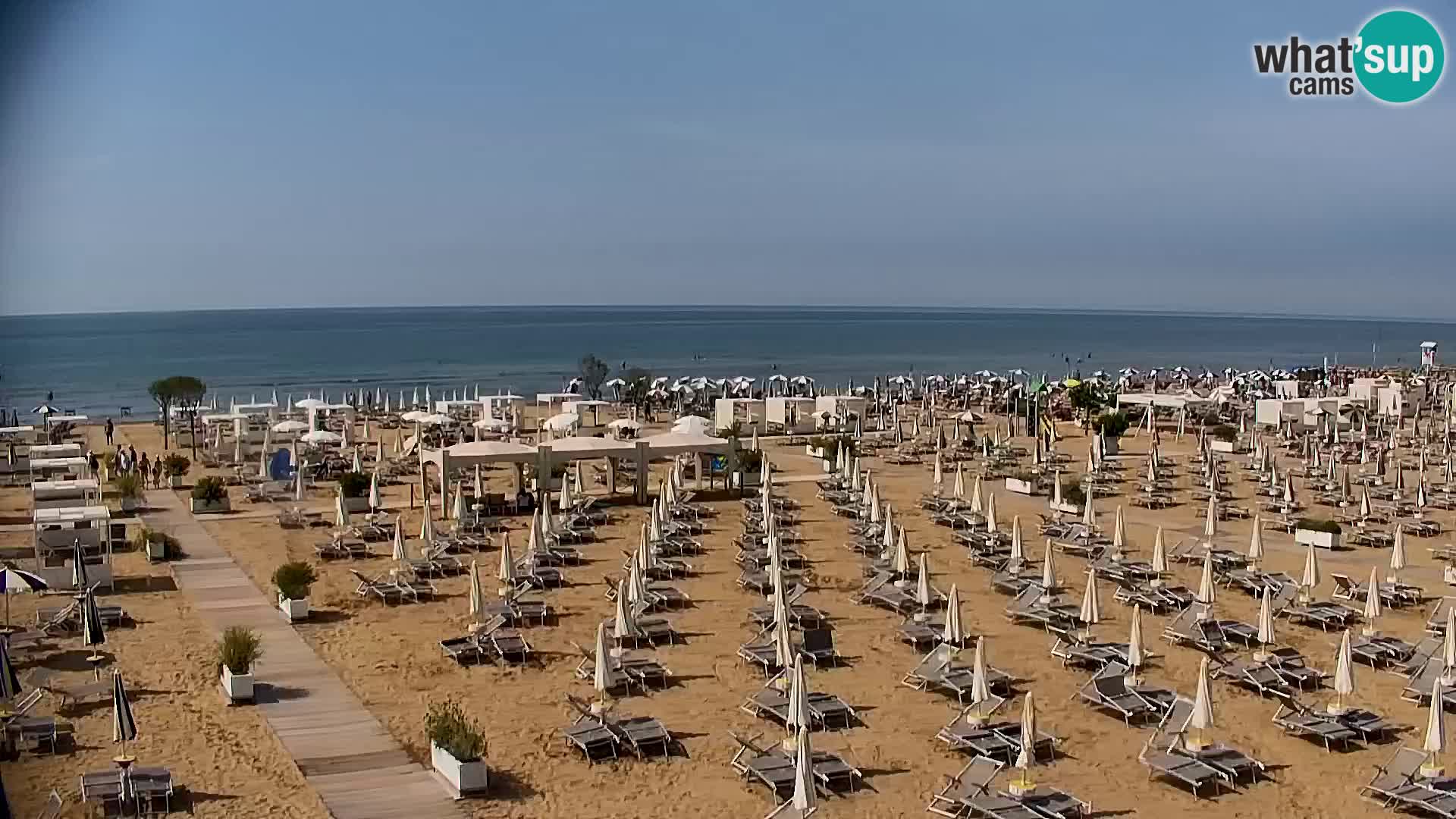 La plage de Bibione webcam en direct | Italien