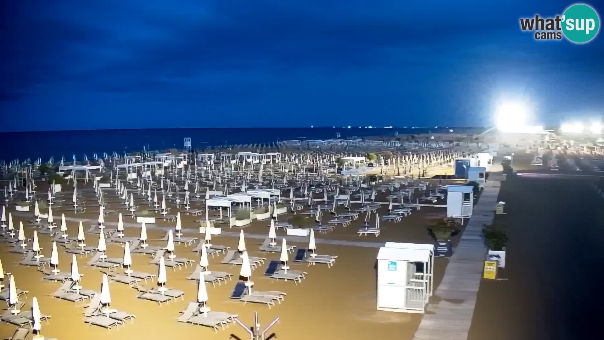 La plage de Bibione webcam en direct | Italien