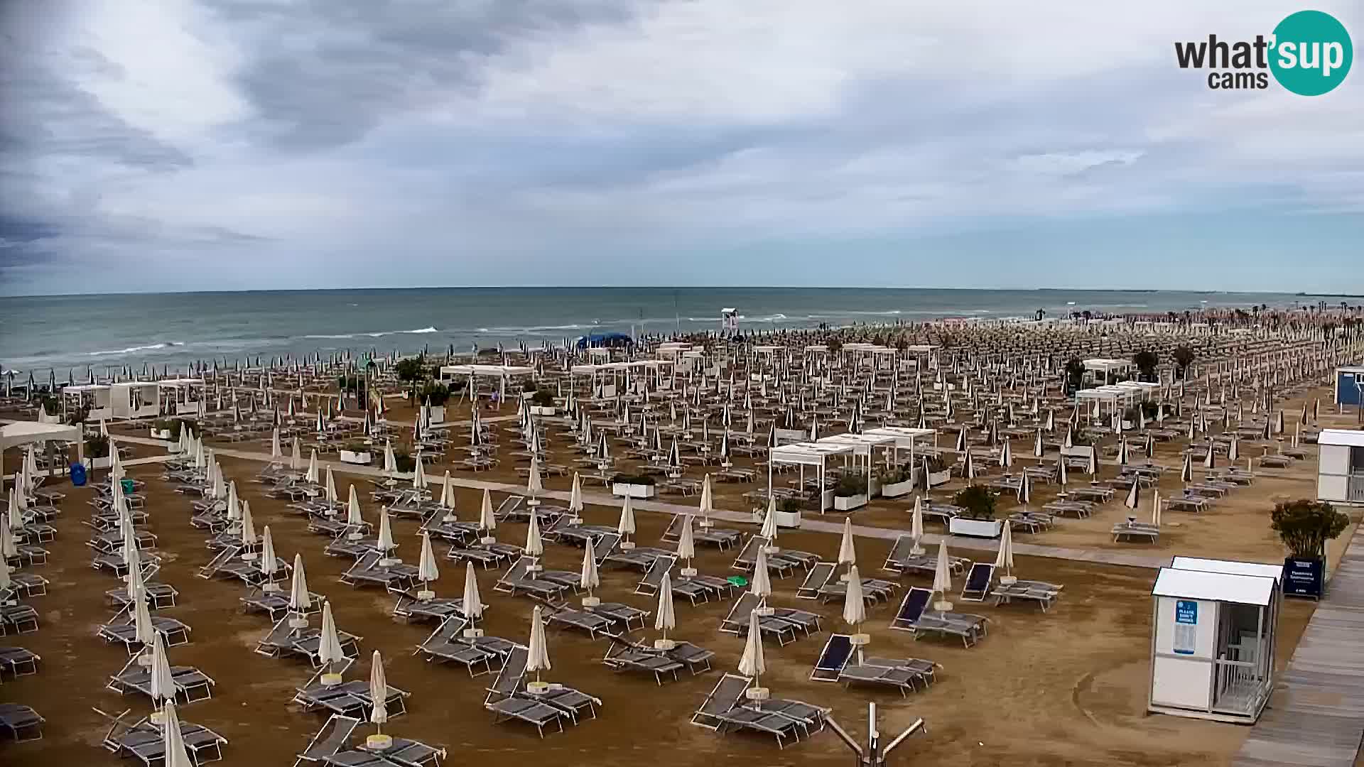 La plage de Bibione webcam en direct | Italien