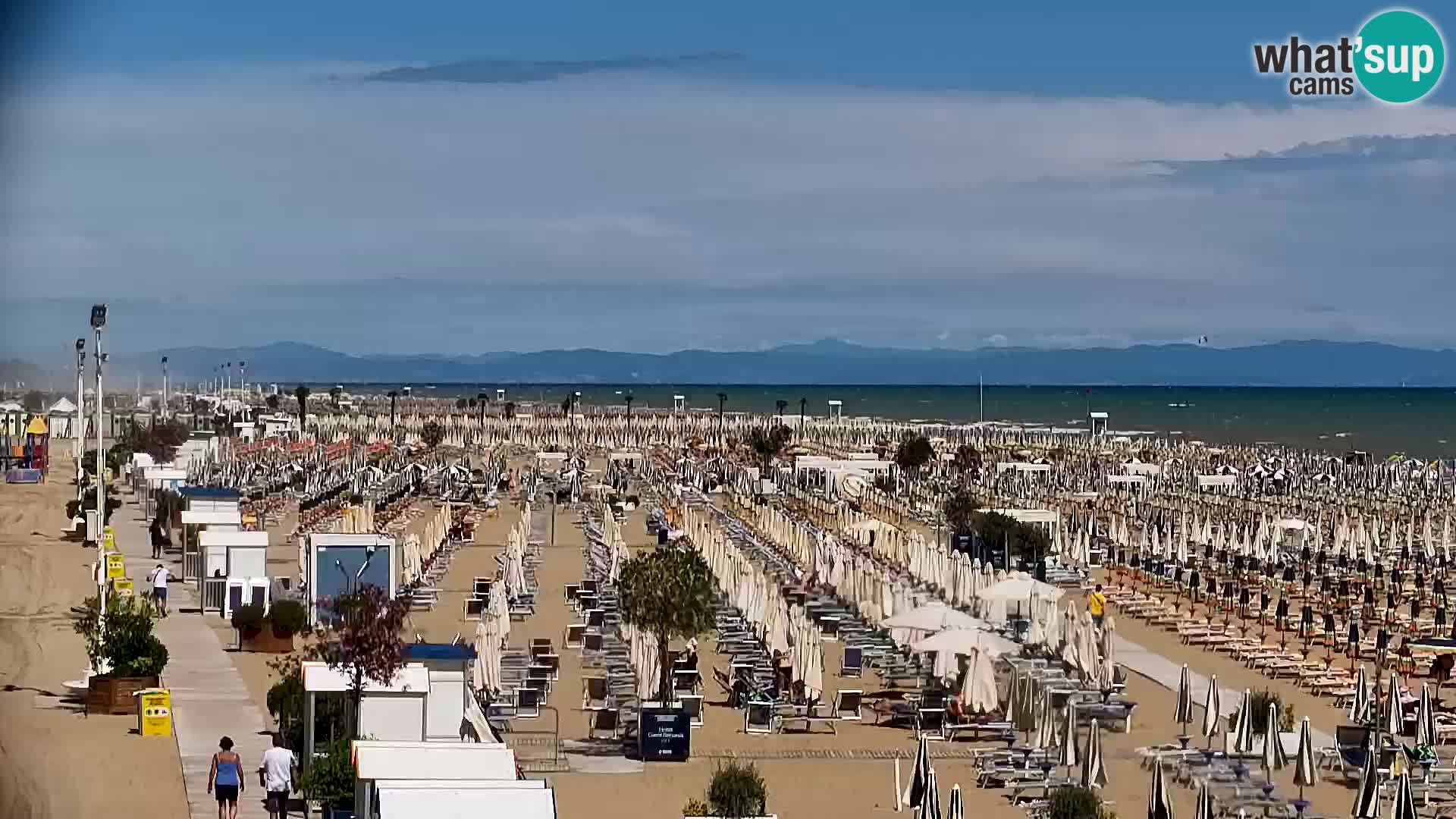 La plage de Bibione webcam en direct | Italien