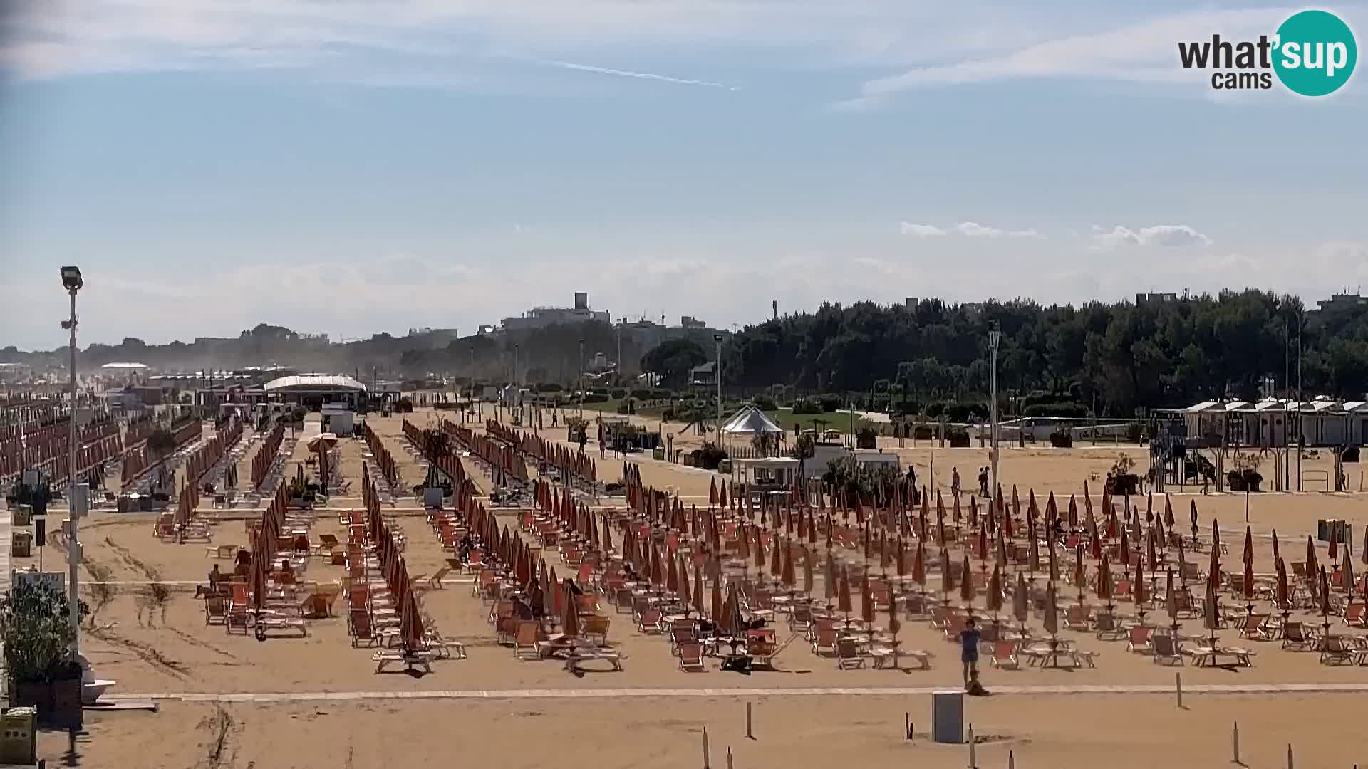 La plage de Bibione webcam en direct | Italien
