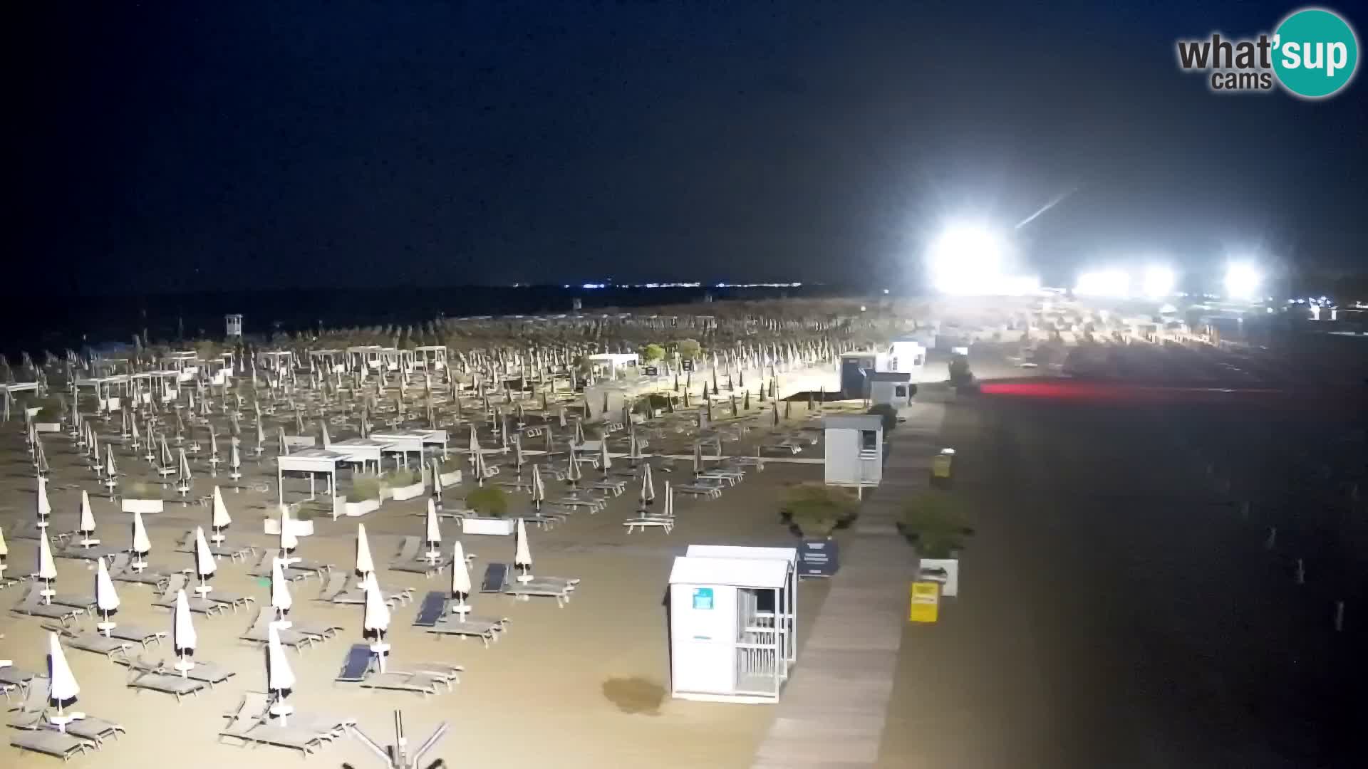 La plage de Bibione webcam en direct | Italien