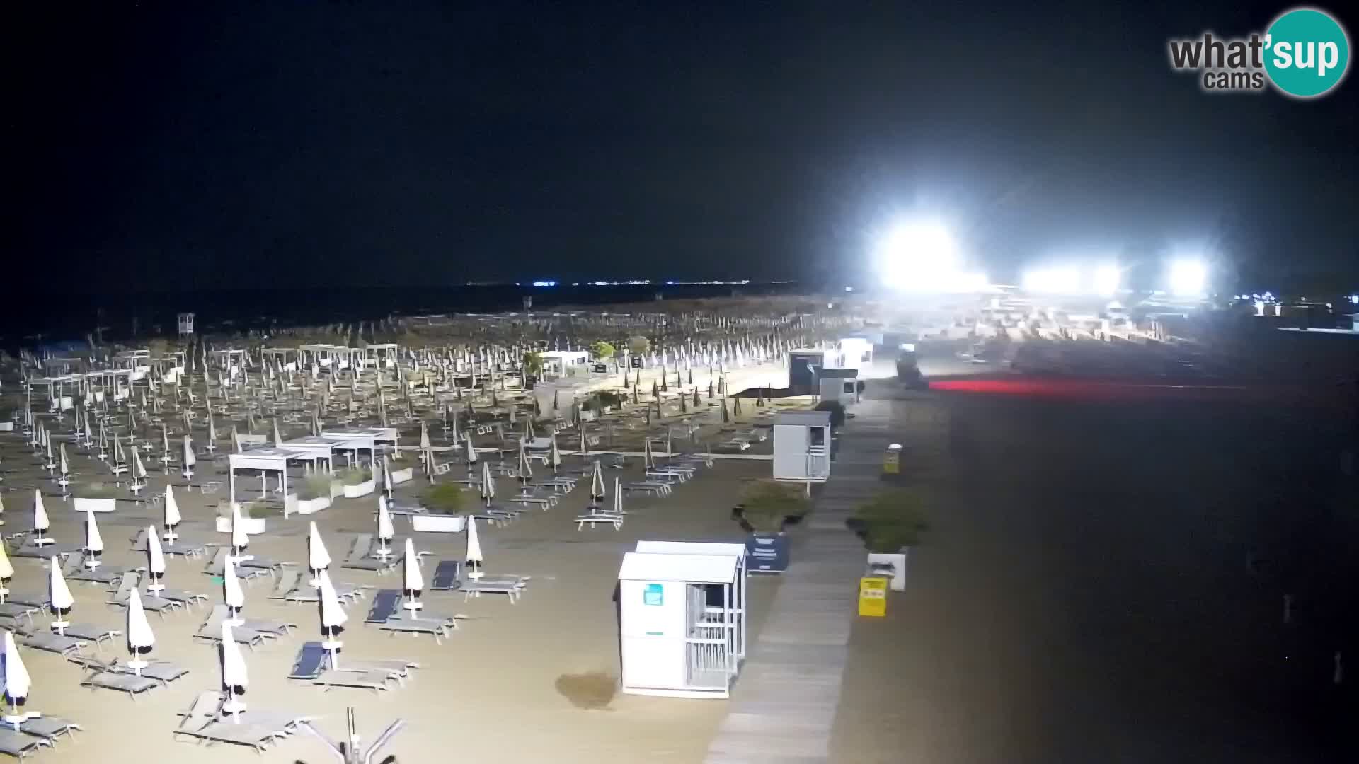 La plage de Bibione webcam en direct | Italien