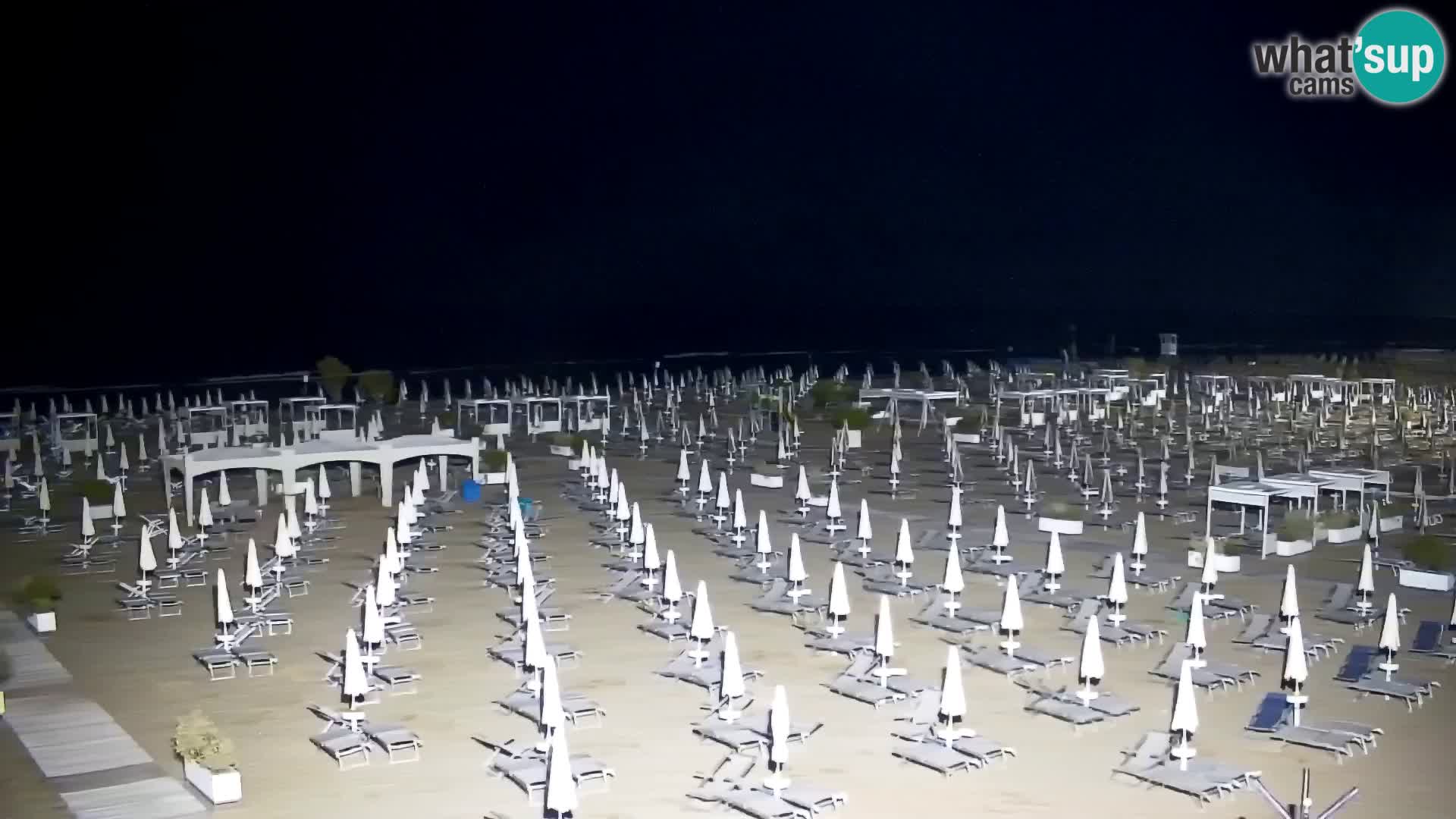La plage de Bibione webcam en direct | Italien