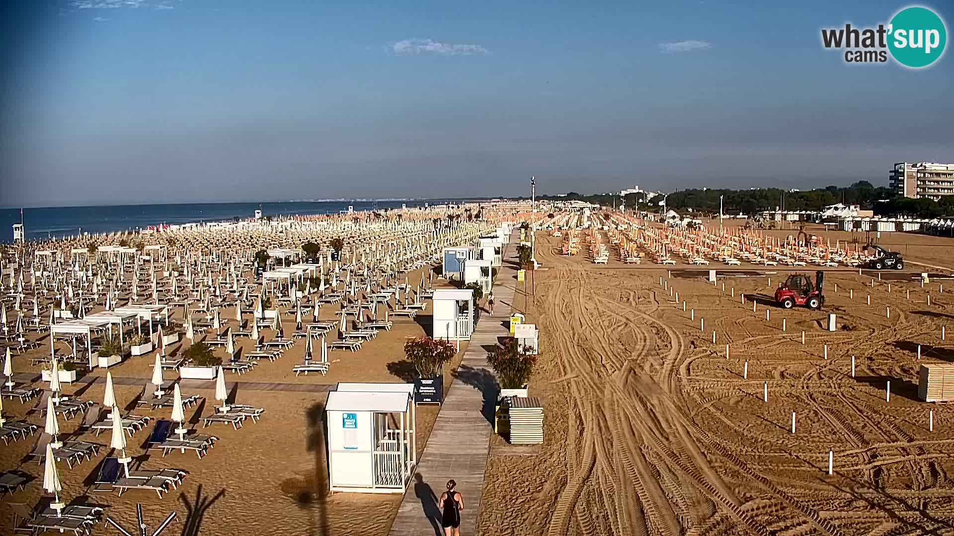 La plage de Bibione webcam en direct | Italien