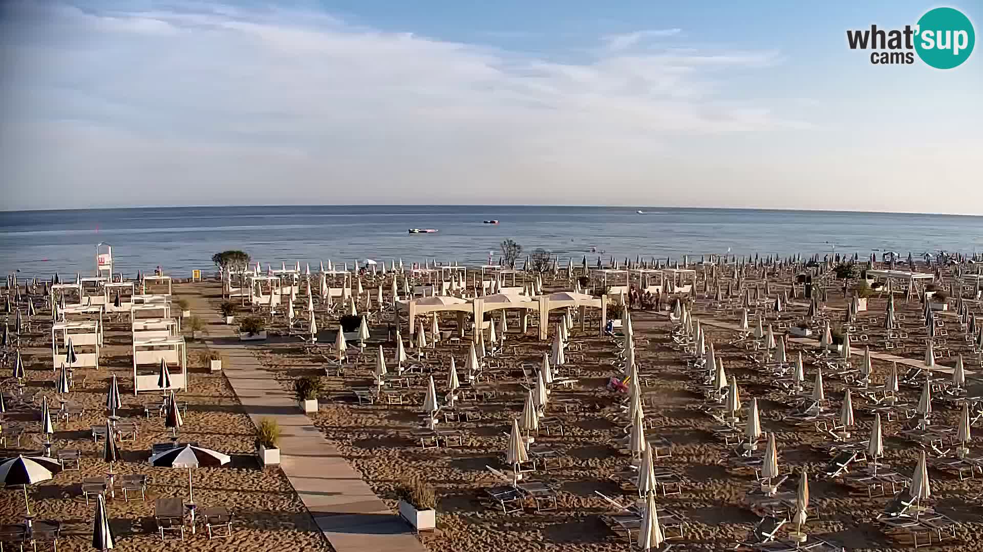 La plage de Bibione webcam en direct | Italien