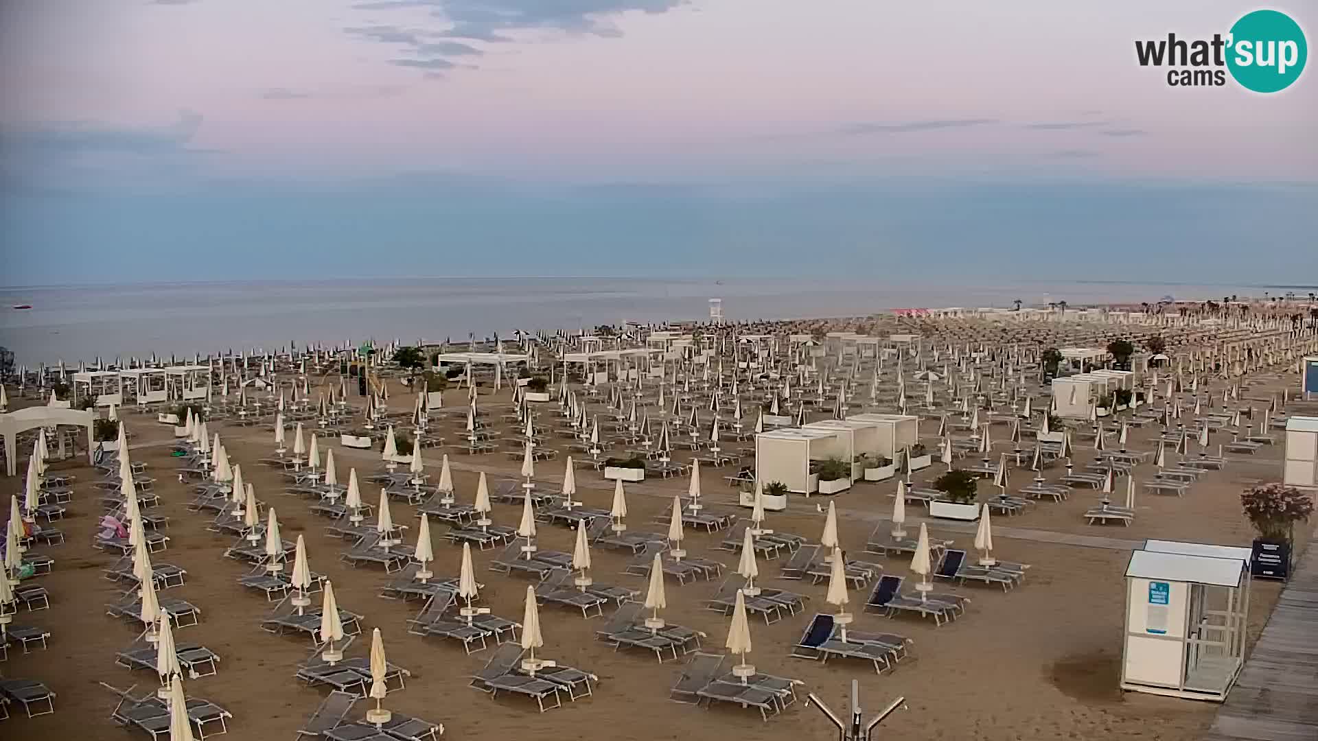 La plage de Bibione webcam en direct | Italien