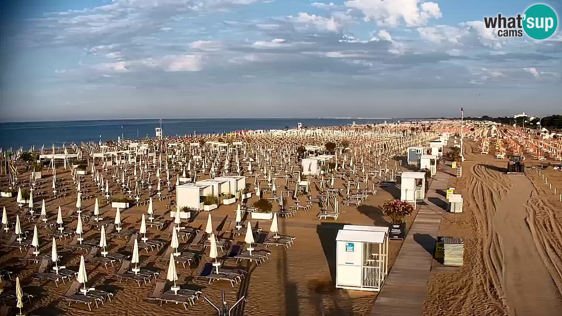 La plage de Bibione webcam en direct | Italien