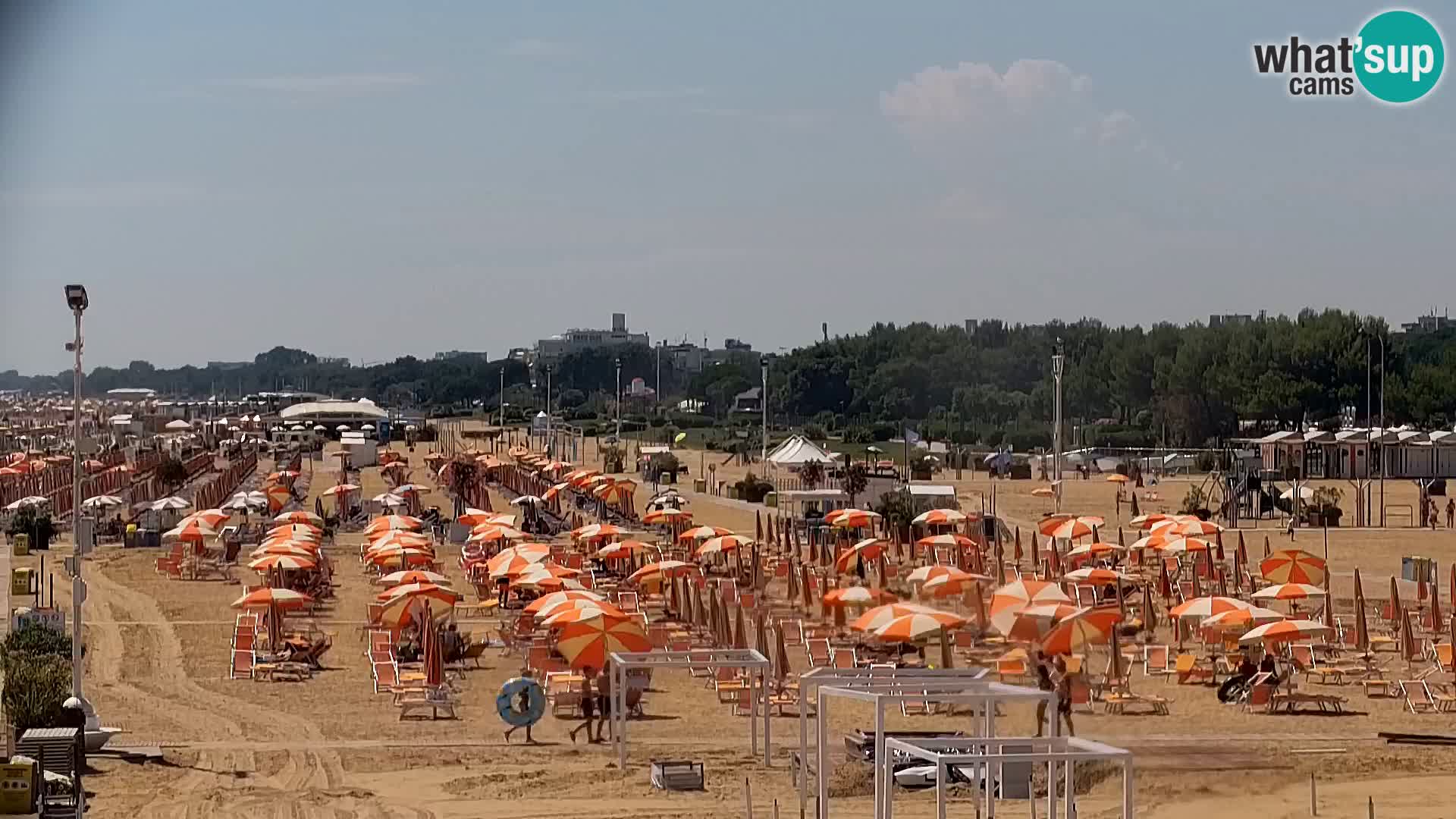 La plage de Bibione webcam en direct | Italien