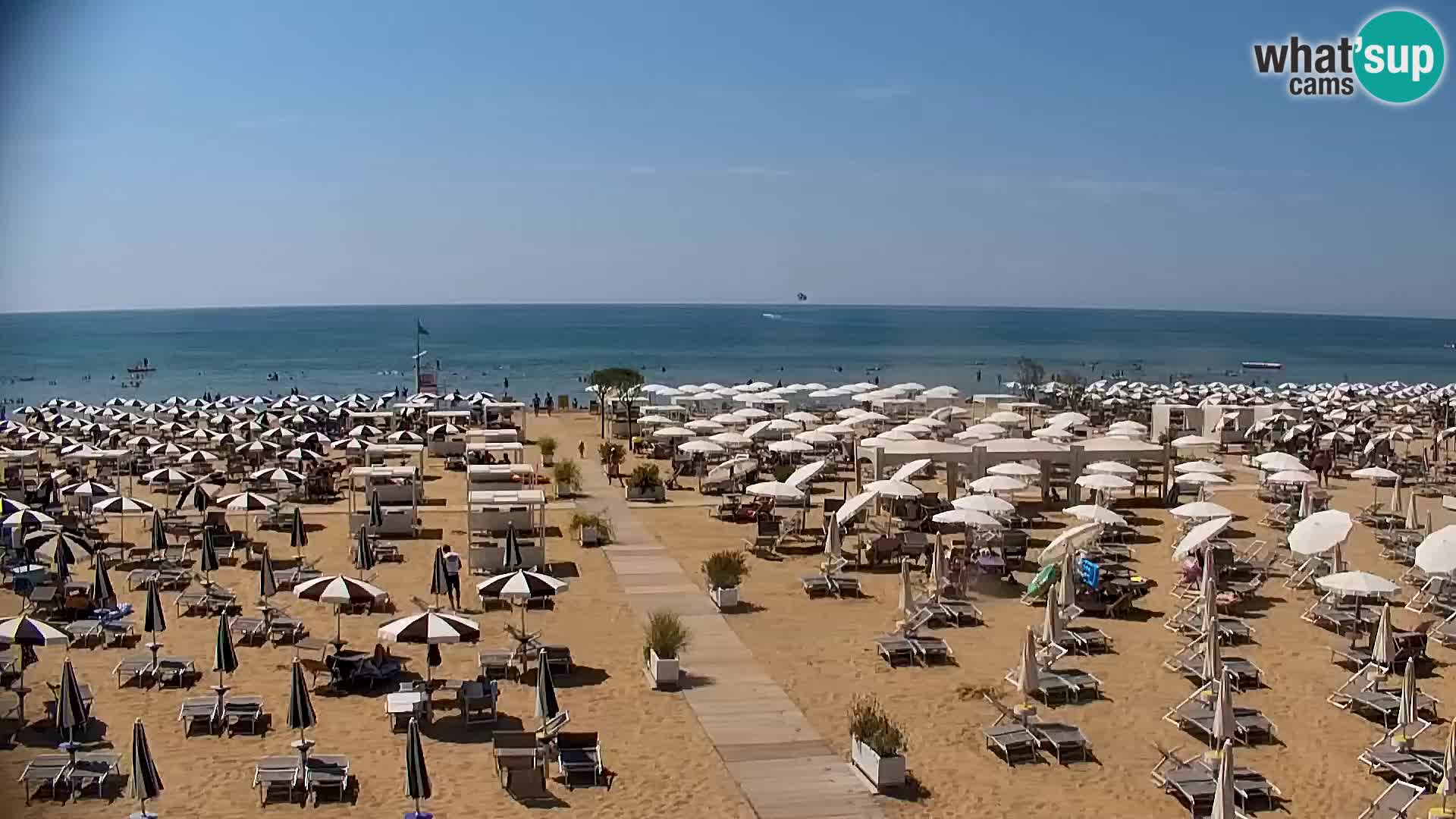 La plage de Bibione webcam en direct | Italien