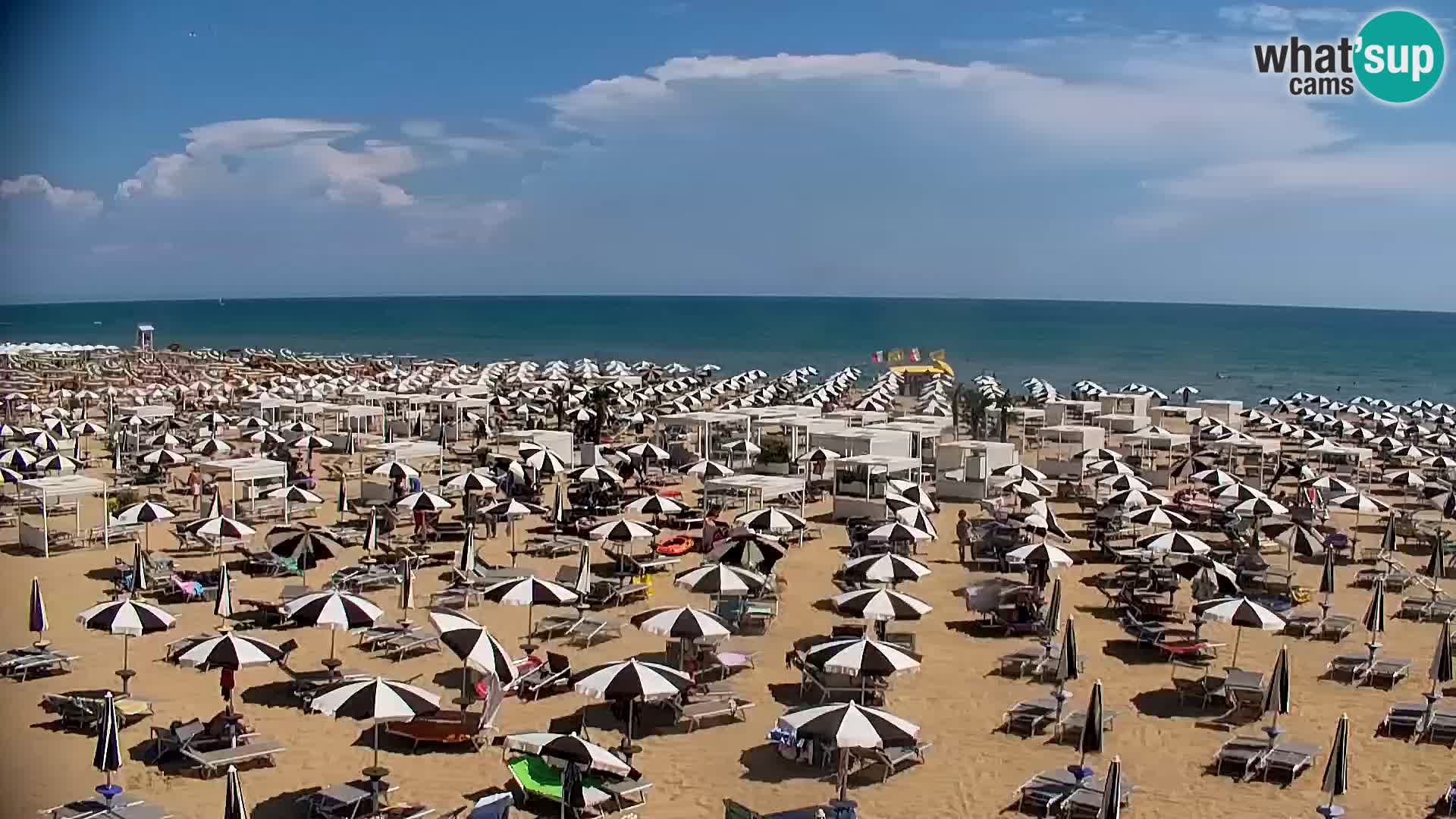La plage de Bibione webcam en direct | Italien