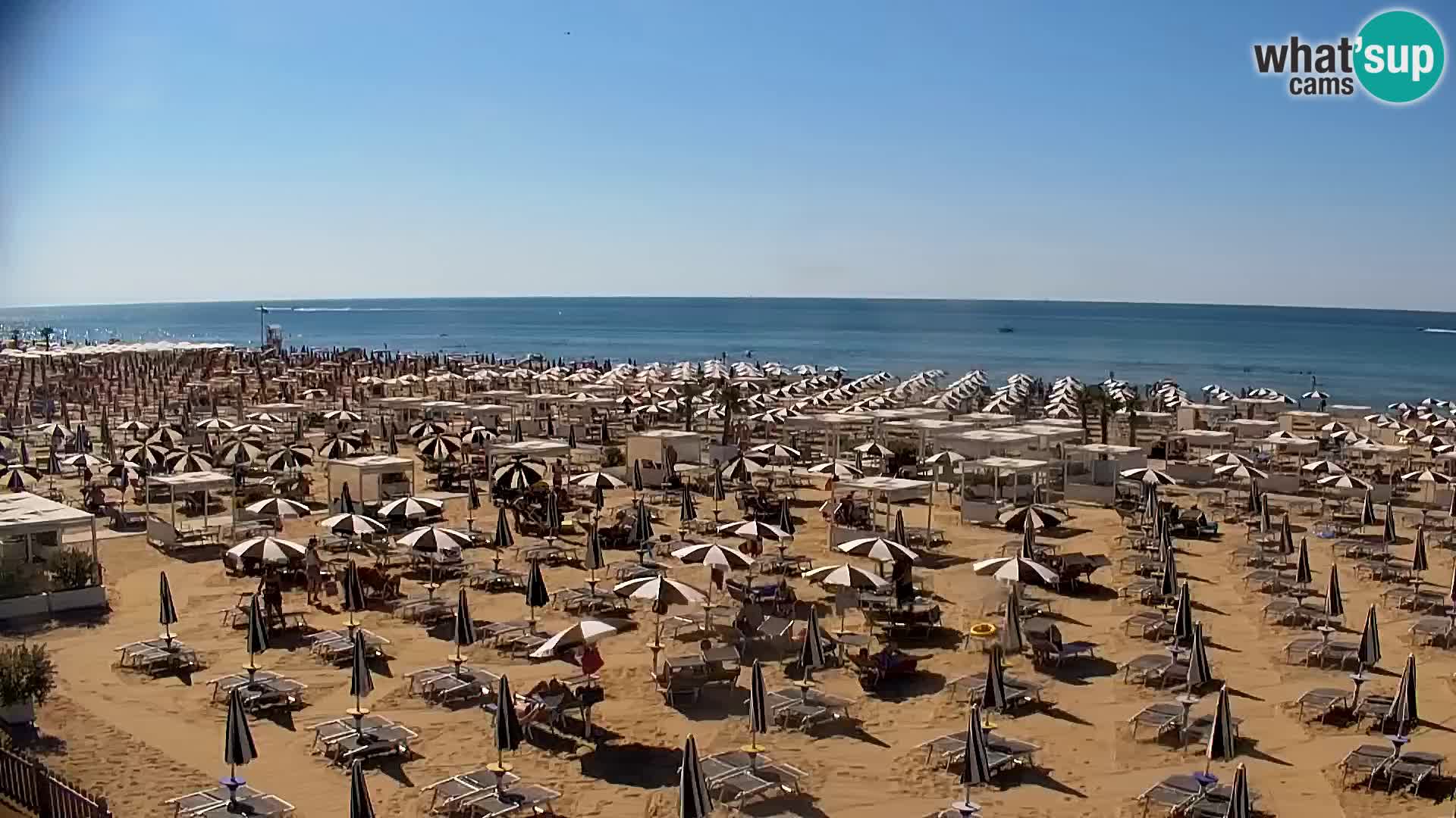 La plage de Bibione webcam en direct | Italien