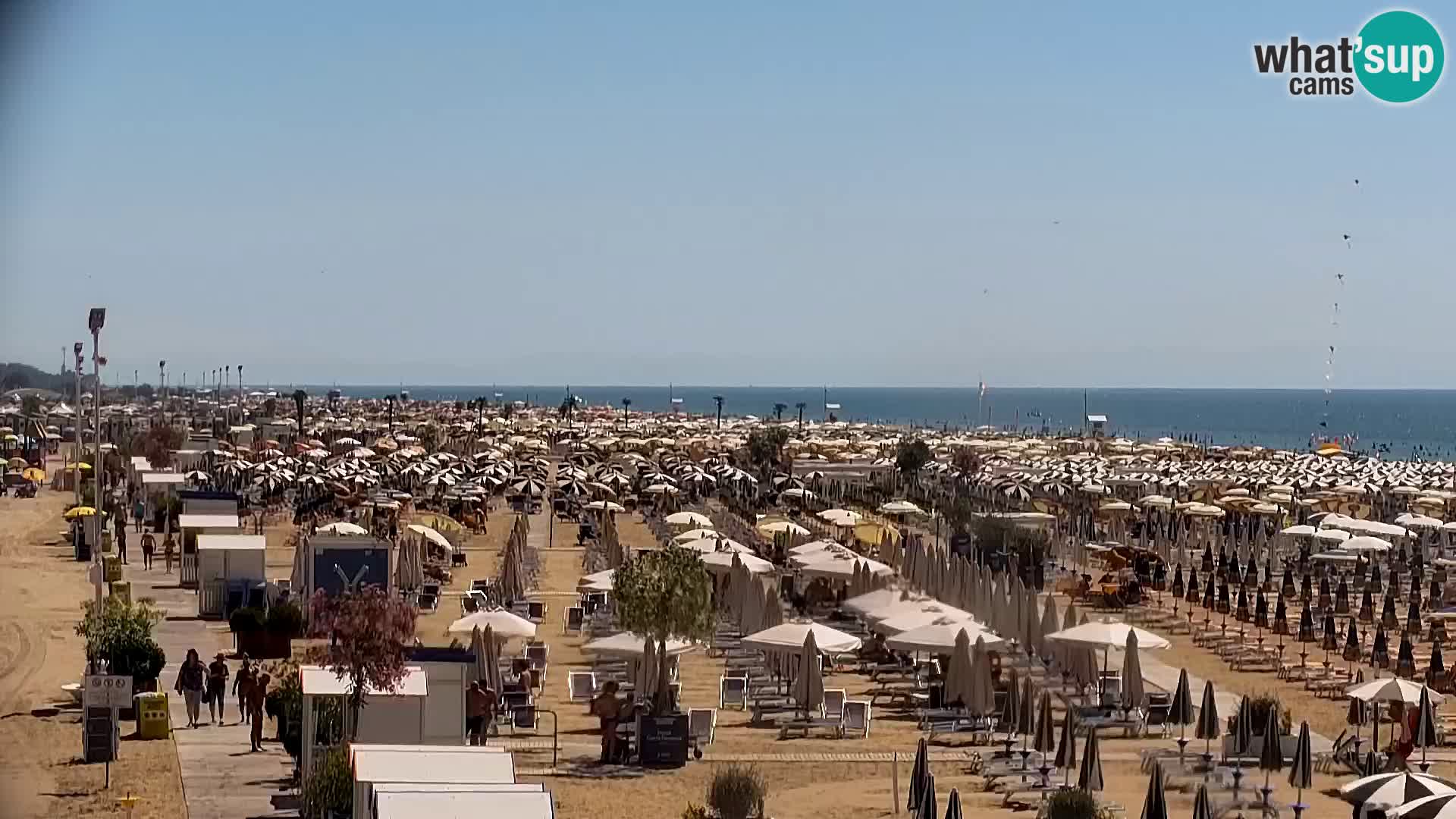 La plage de Bibione webcam en direct | Italien