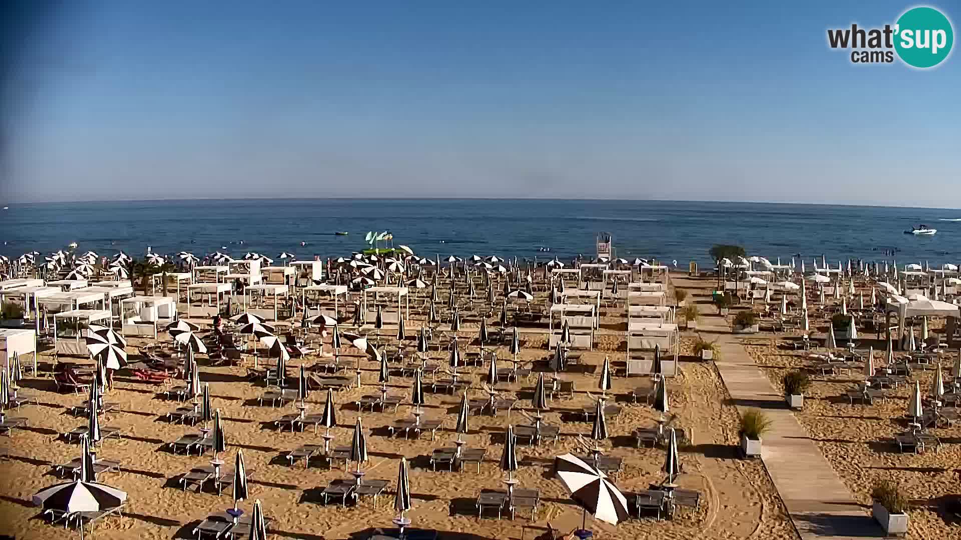 La plage de Bibione webcam en direct | Italien