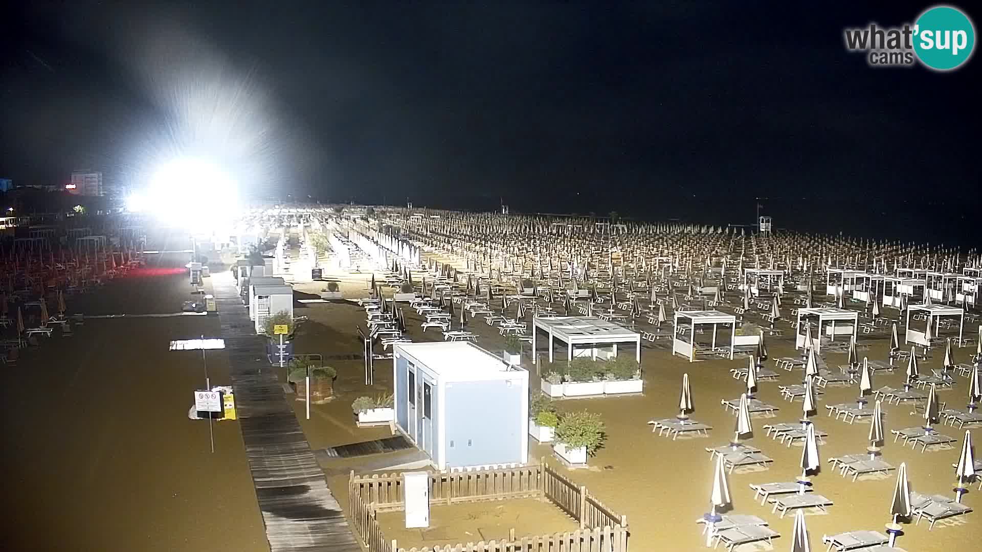 La plage de Bibione webcam en direct | Italien