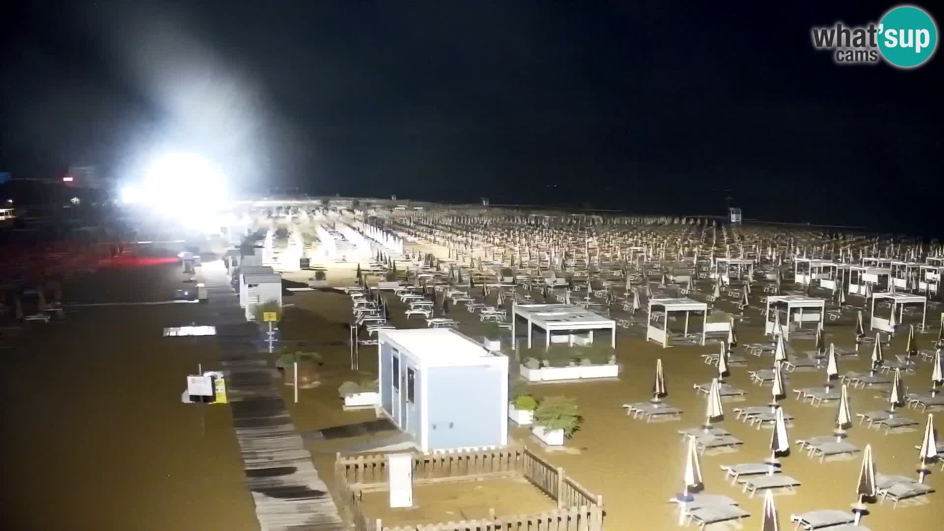 La plage de Bibione webcam en direct | Italien