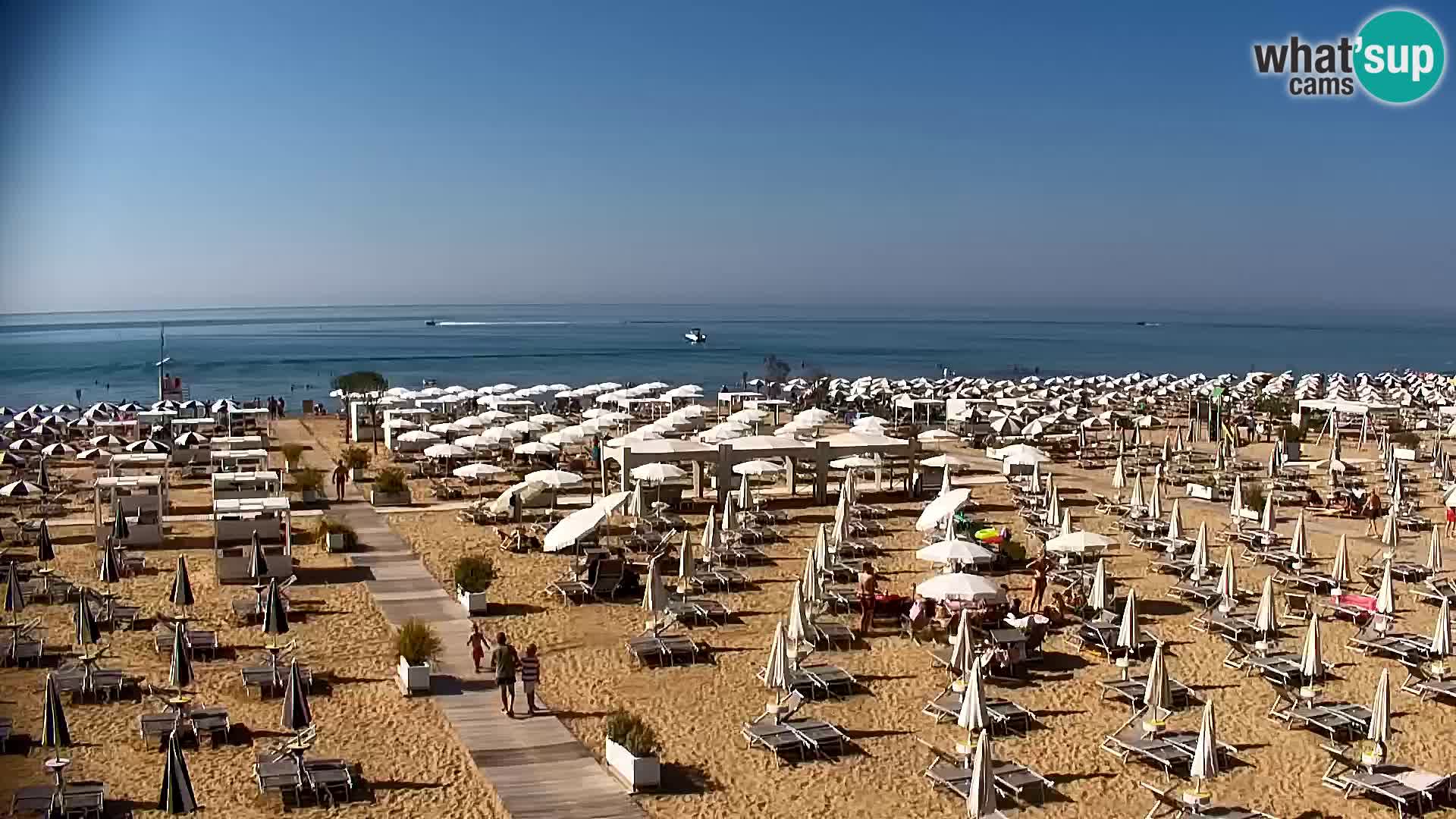 La plage de Bibione webcam en direct | Italien