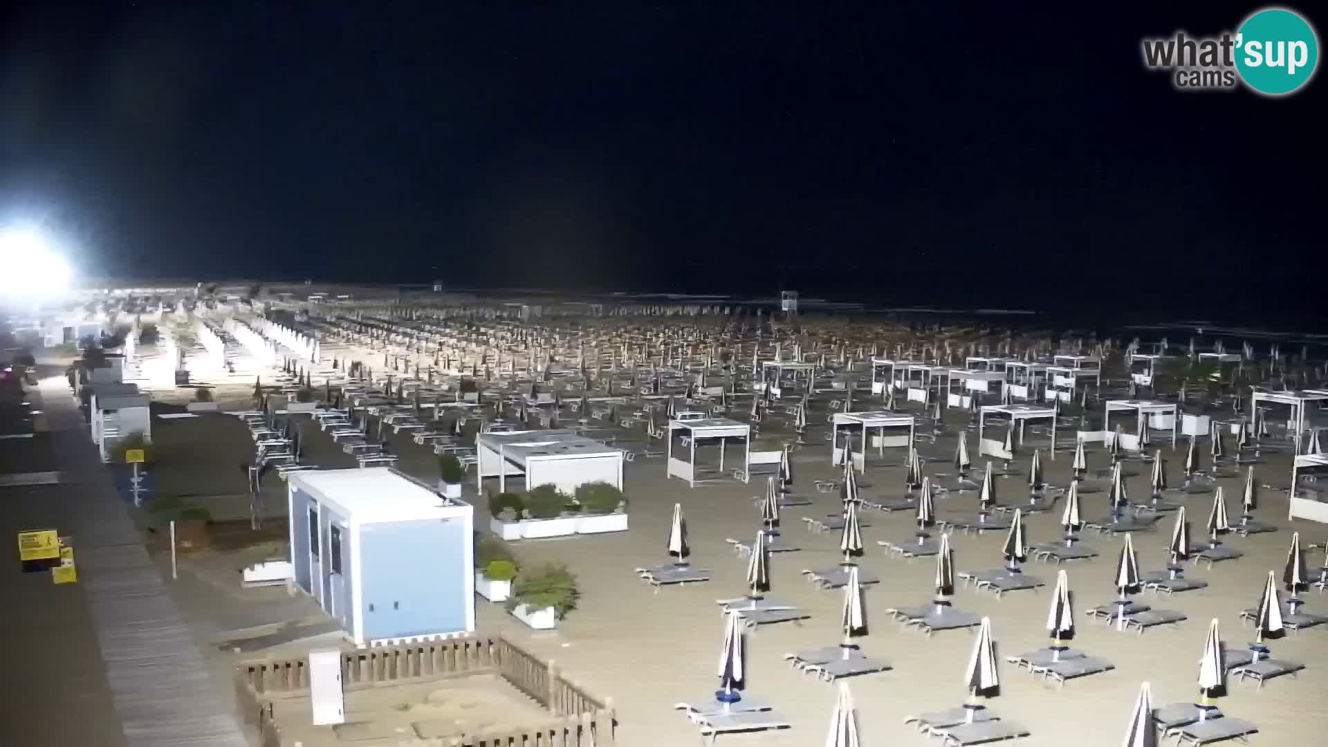 La plage de Bibione webcam en direct | Italien