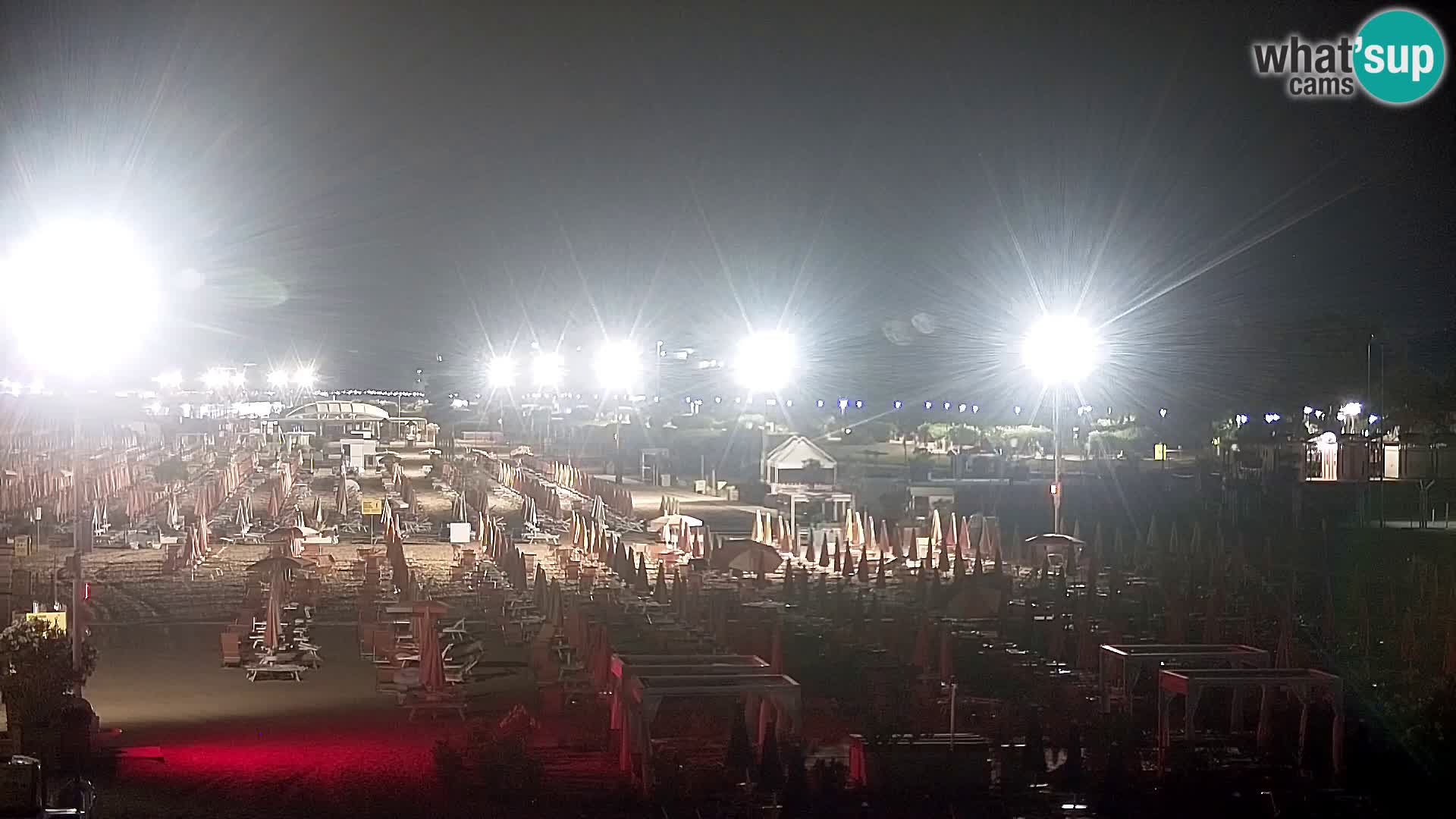 La plage de Bibione webcam en direct | Italien