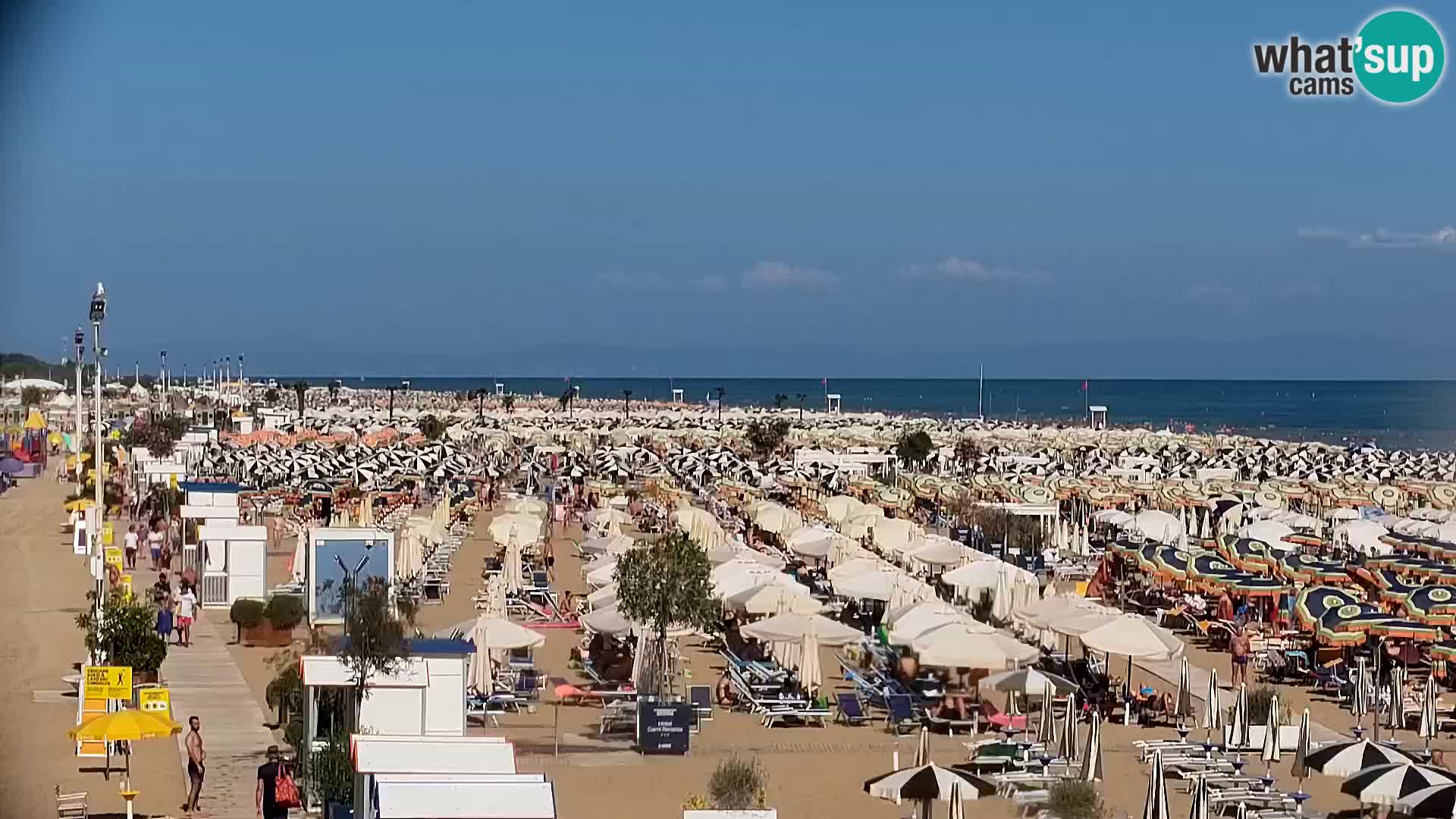 Kamera v živo plaža Bibione