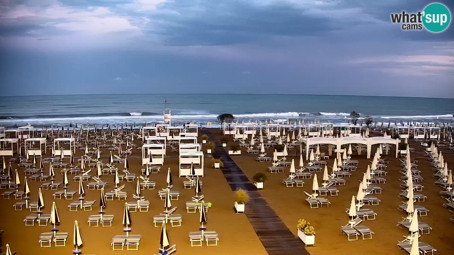 La plage de Bibione webcam en direct | Italien