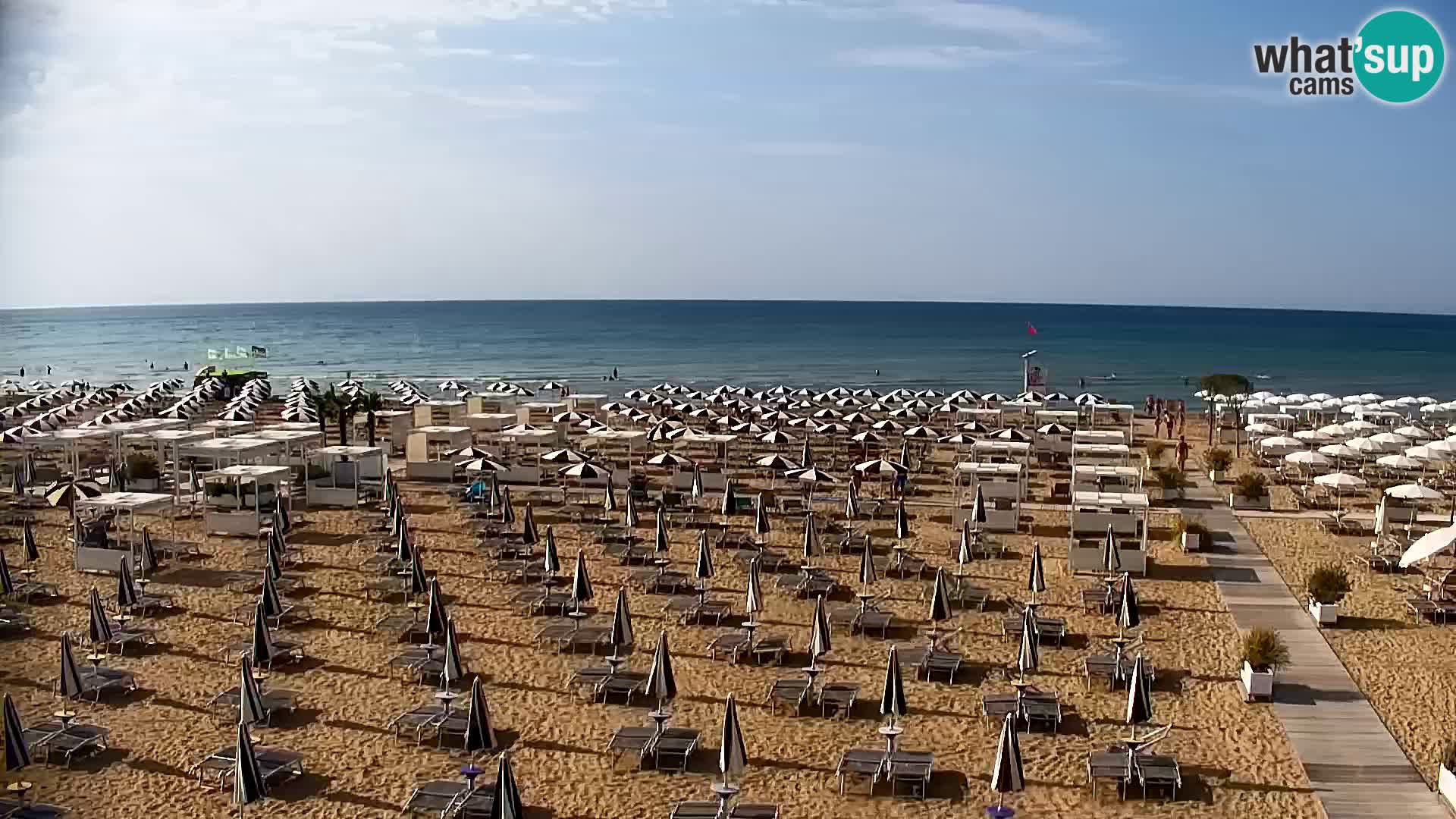 La plage de Bibione webcam en direct | Italien