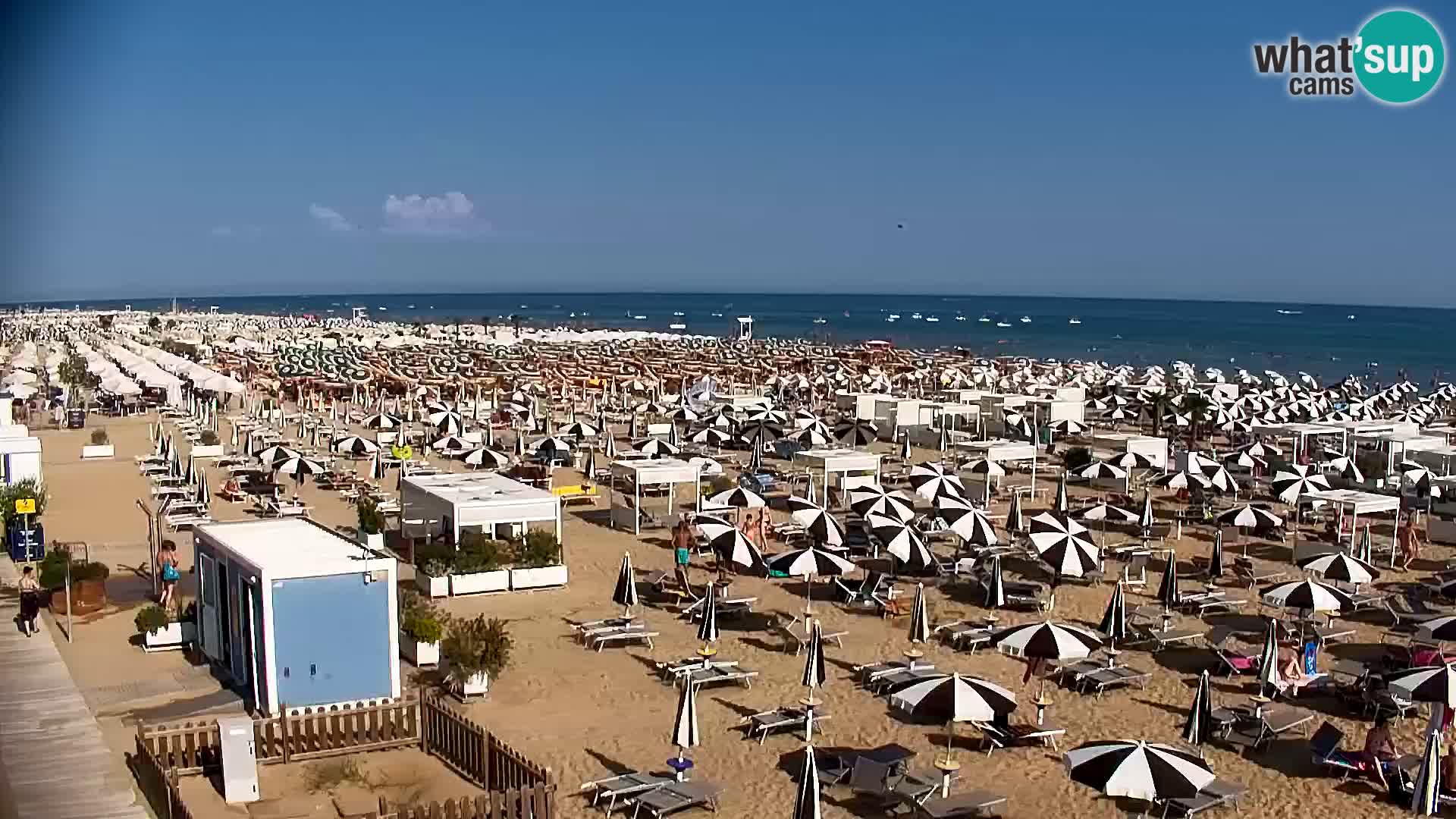 La plage de Bibione webcam en direct | Italien