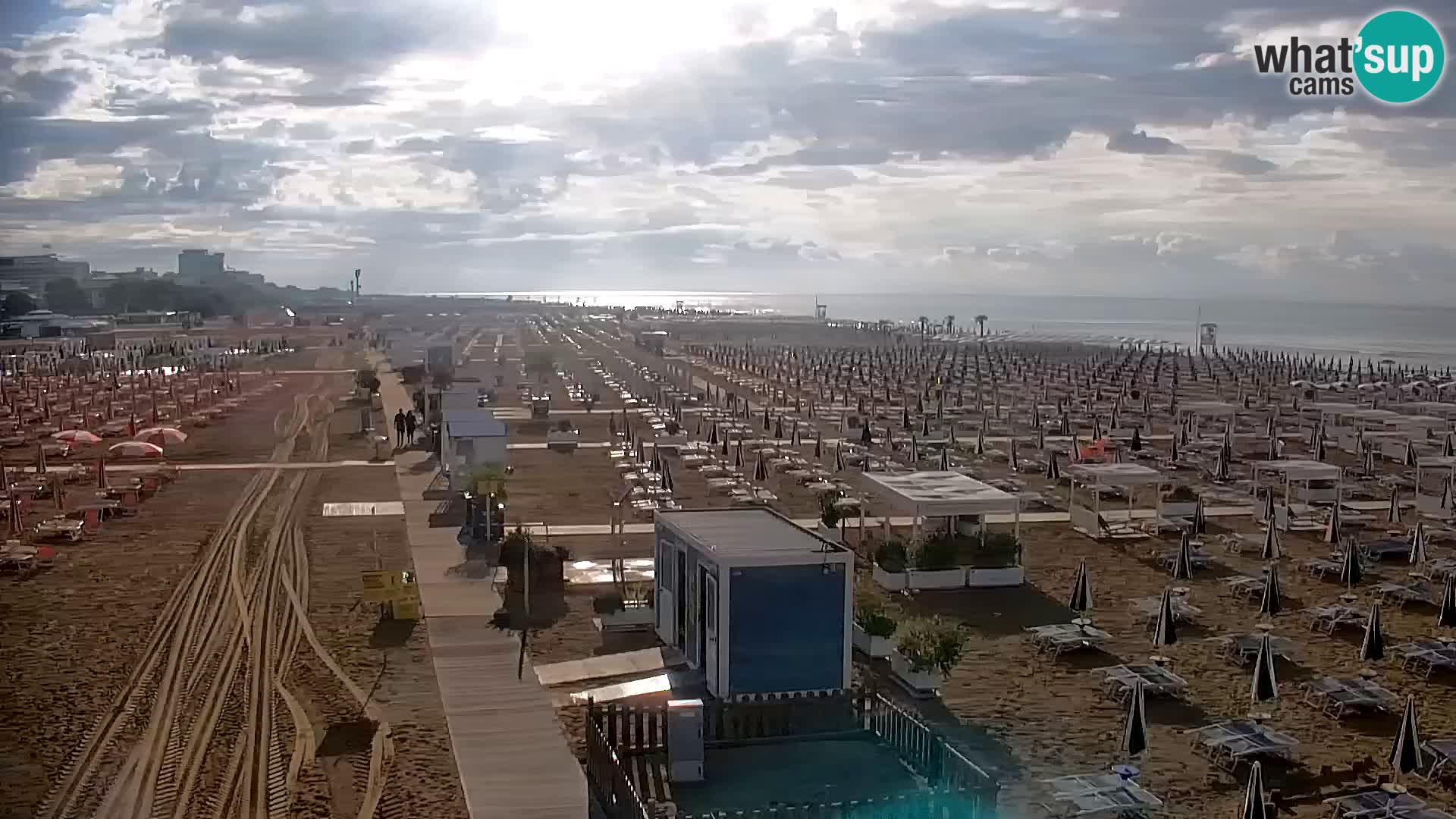 La plage de Bibione webcam en direct | Italien