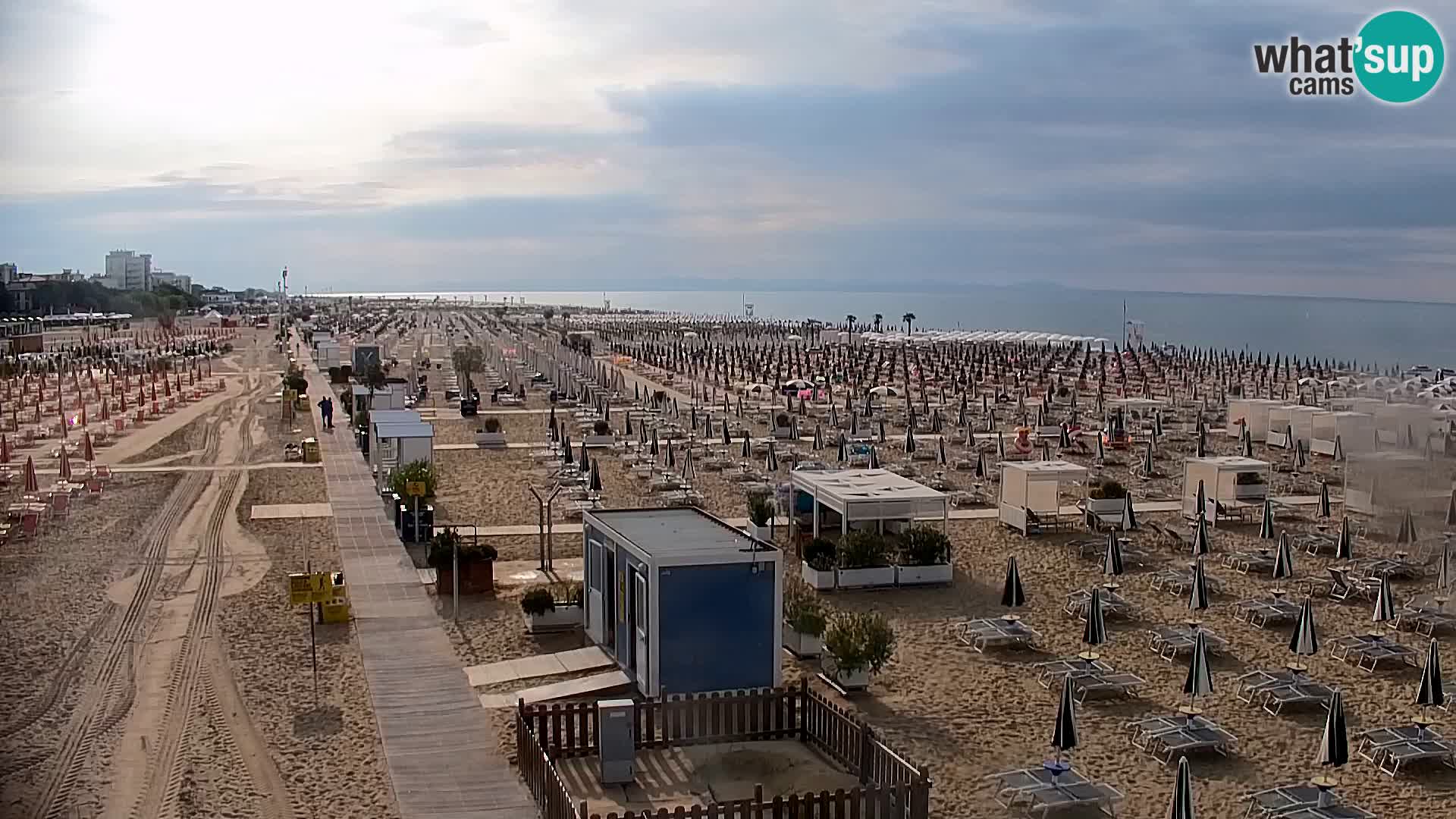 La plage de Bibione webcam en direct | Italien
