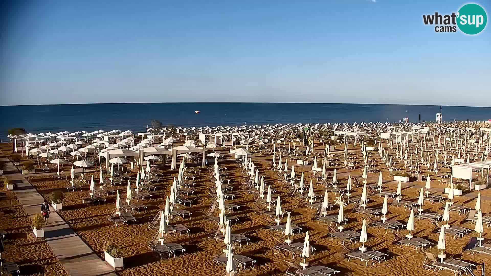 La plage de Bibione webcam en direct | Italien