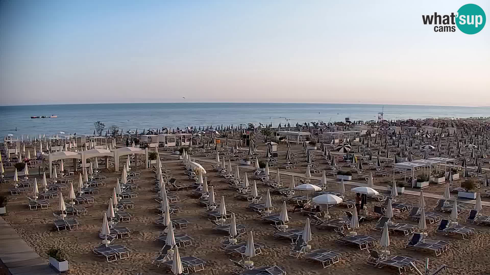 La plage de Bibione webcam en direct | Italien