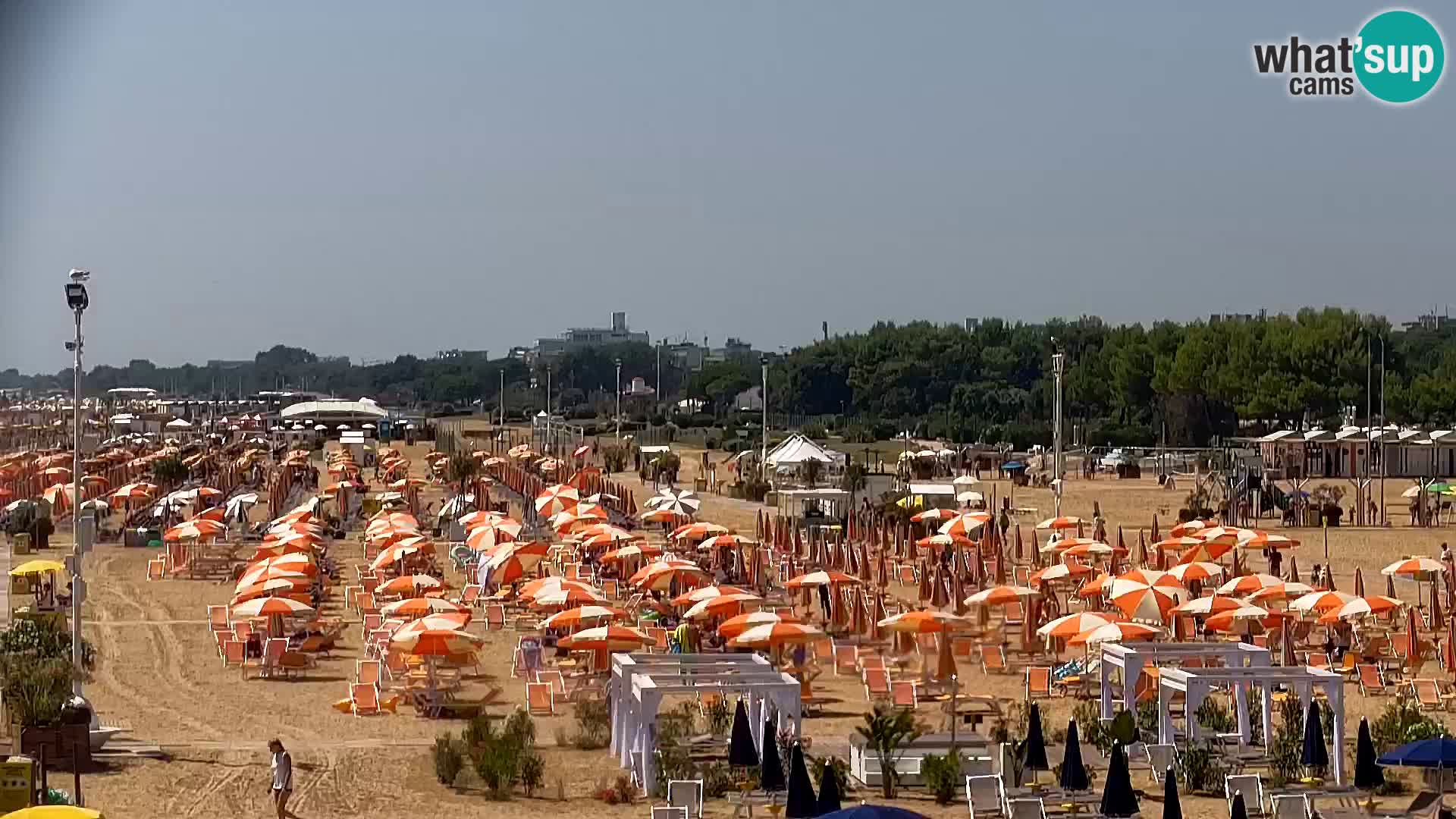 La plage de Bibione webcam en direct | Italien