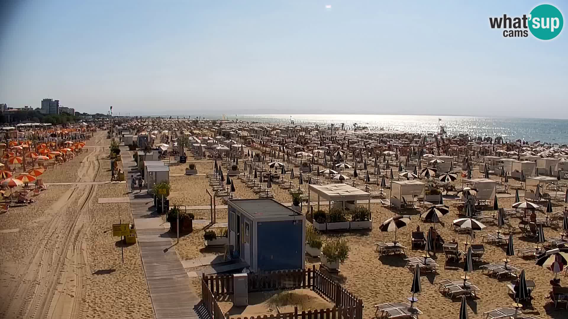 La plage de Bibione webcam en direct | Italien