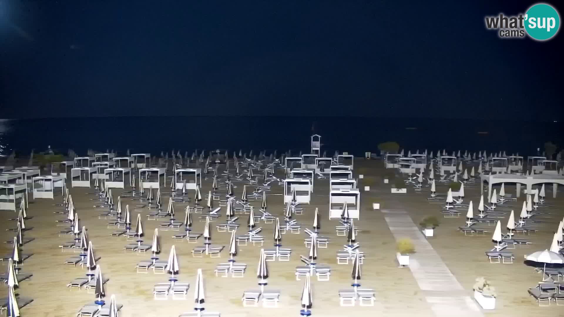La plage de Bibione webcam en direct | Italien