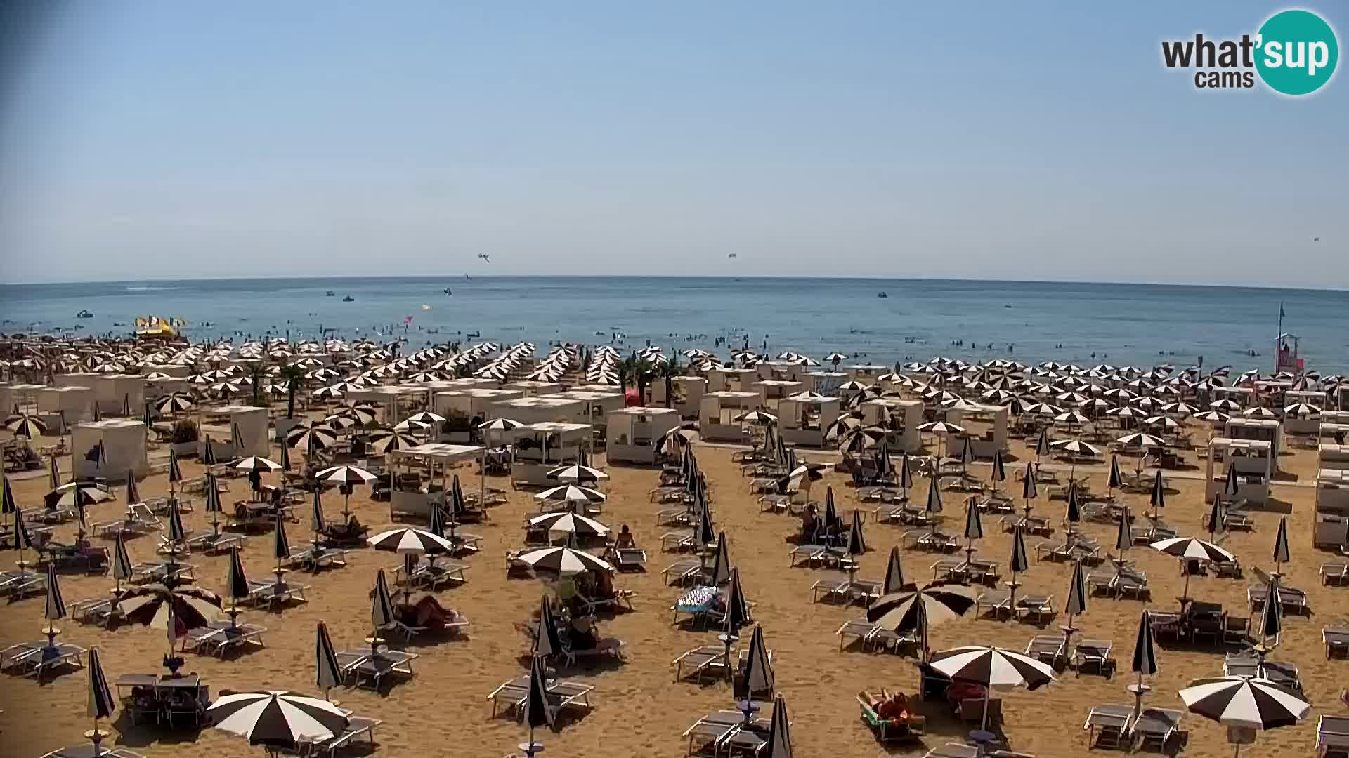 La plage de Bibione webcam en direct | Italien