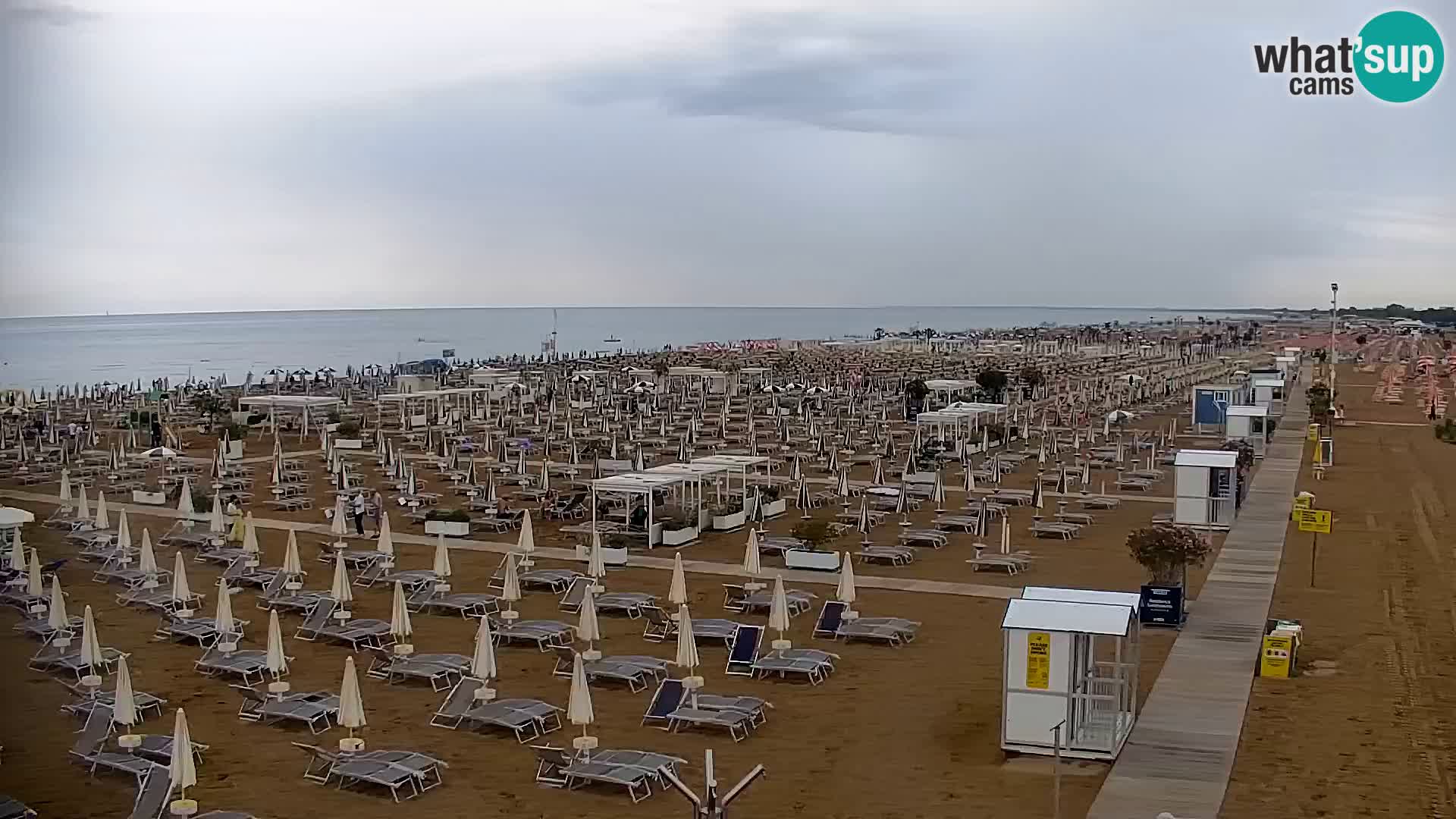 La plage de Bibione webcam en direct | Italien
