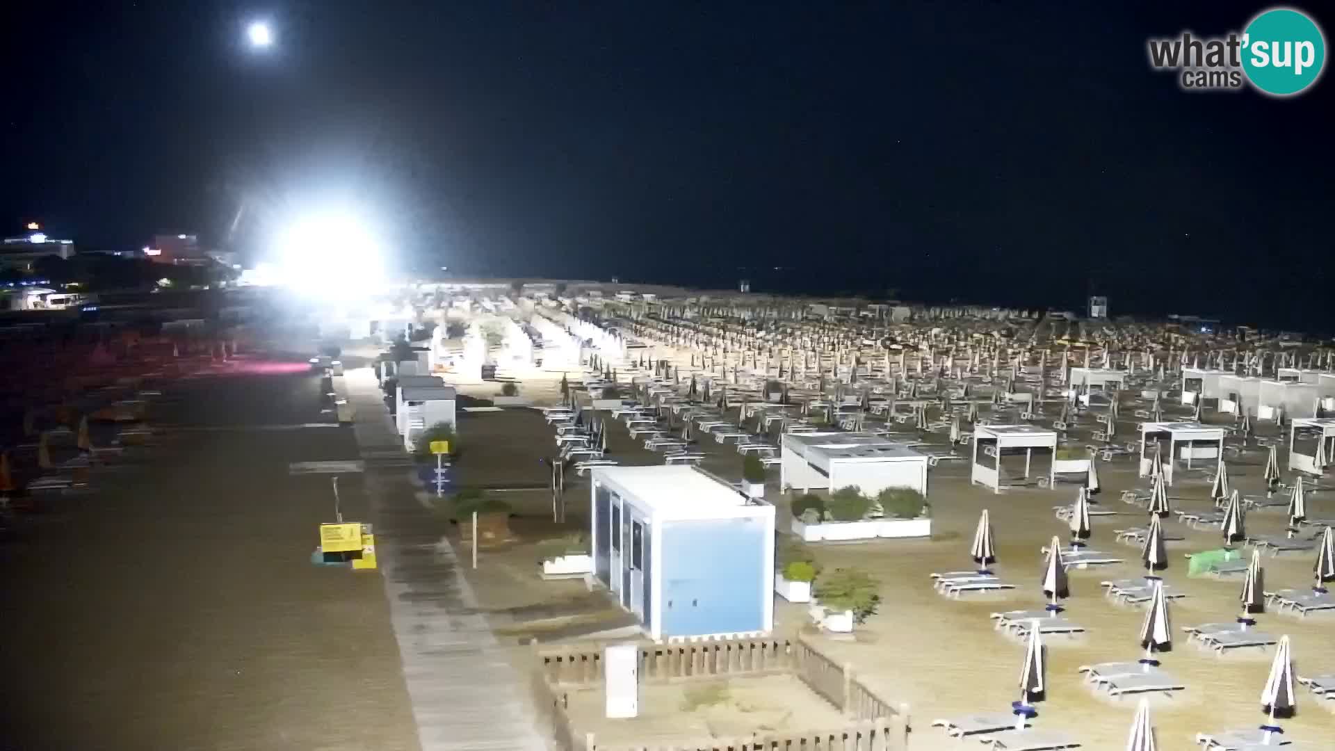 La plage de Bibione webcam en direct | Italien