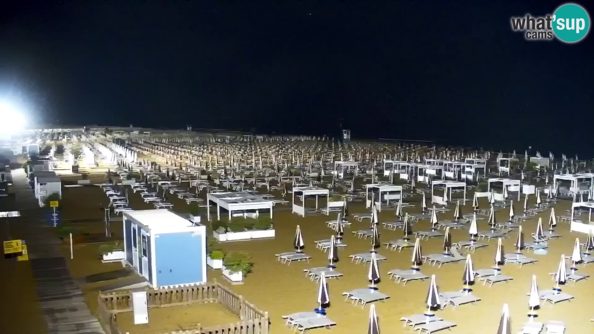 La plage de Bibione webcam en direct | Italien
