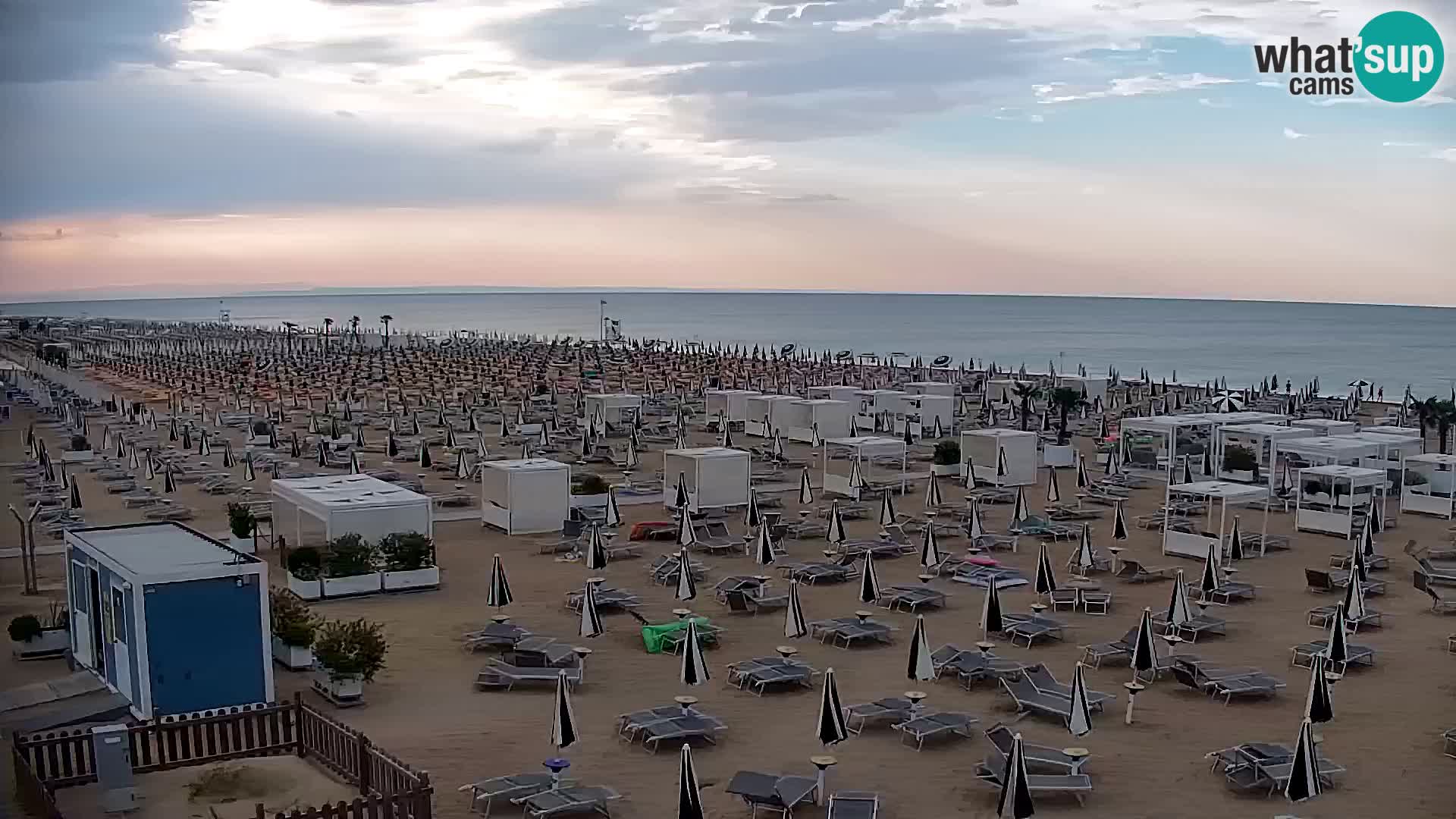 La plage de Bibione webcam en direct | Italien