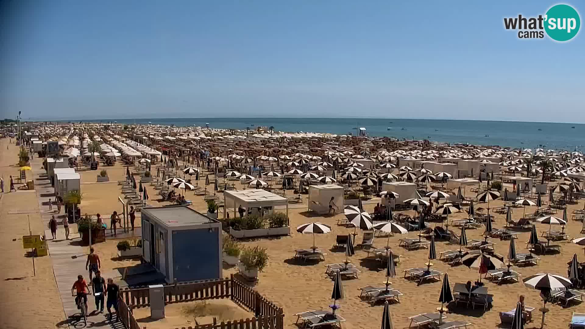 La plage de Bibione webcam en direct | Italien