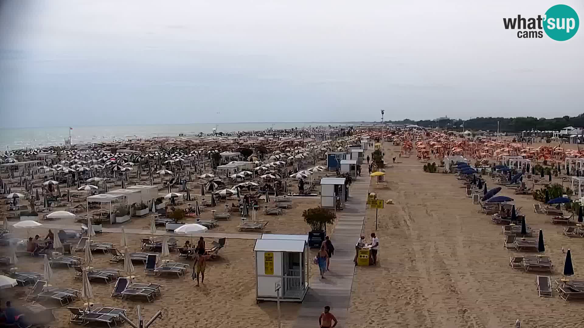 La plage de Bibione webcam en direct | Italien